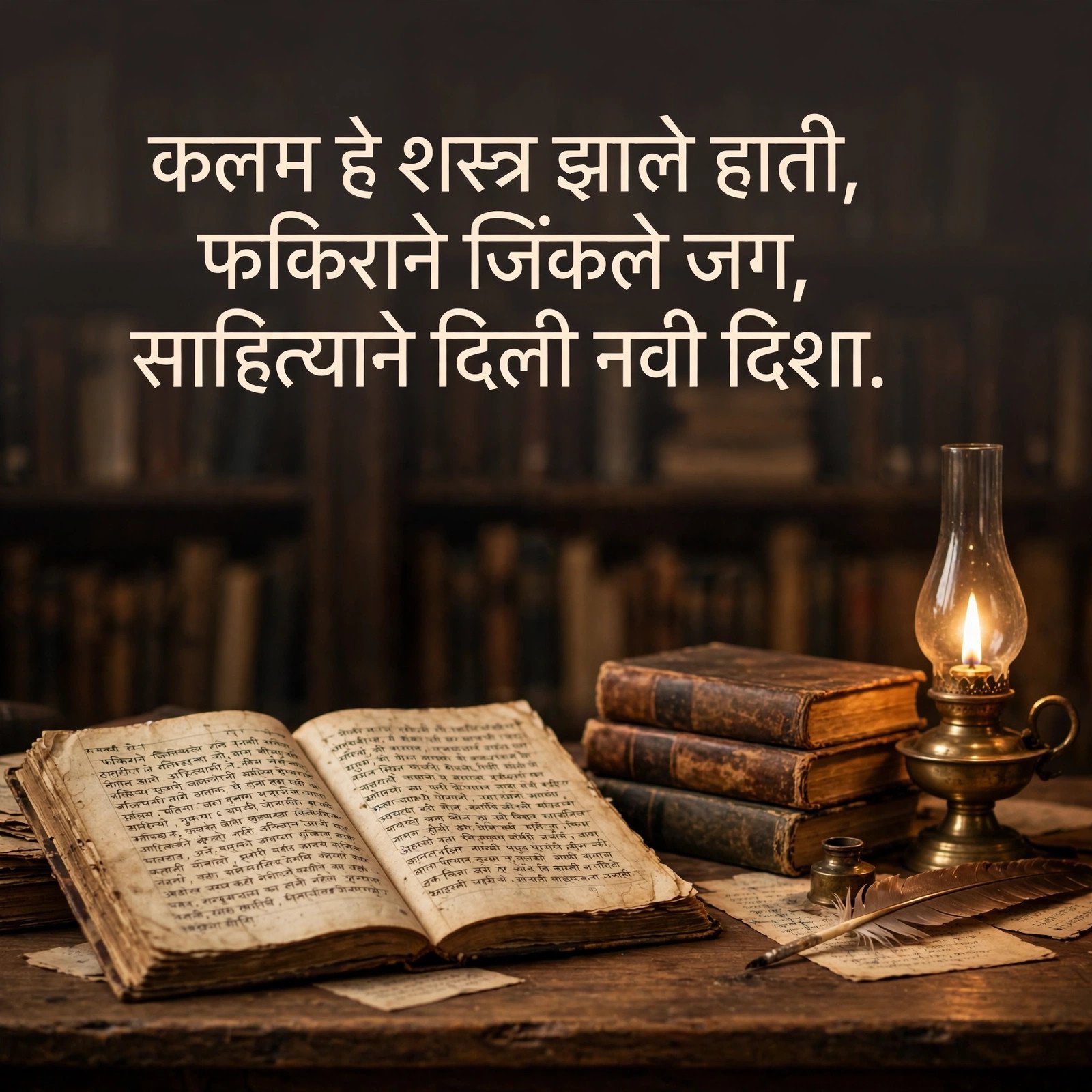 लोकशाहीर अण्णाभाऊ साठे यांच्या प्रेरणादायी शायरी