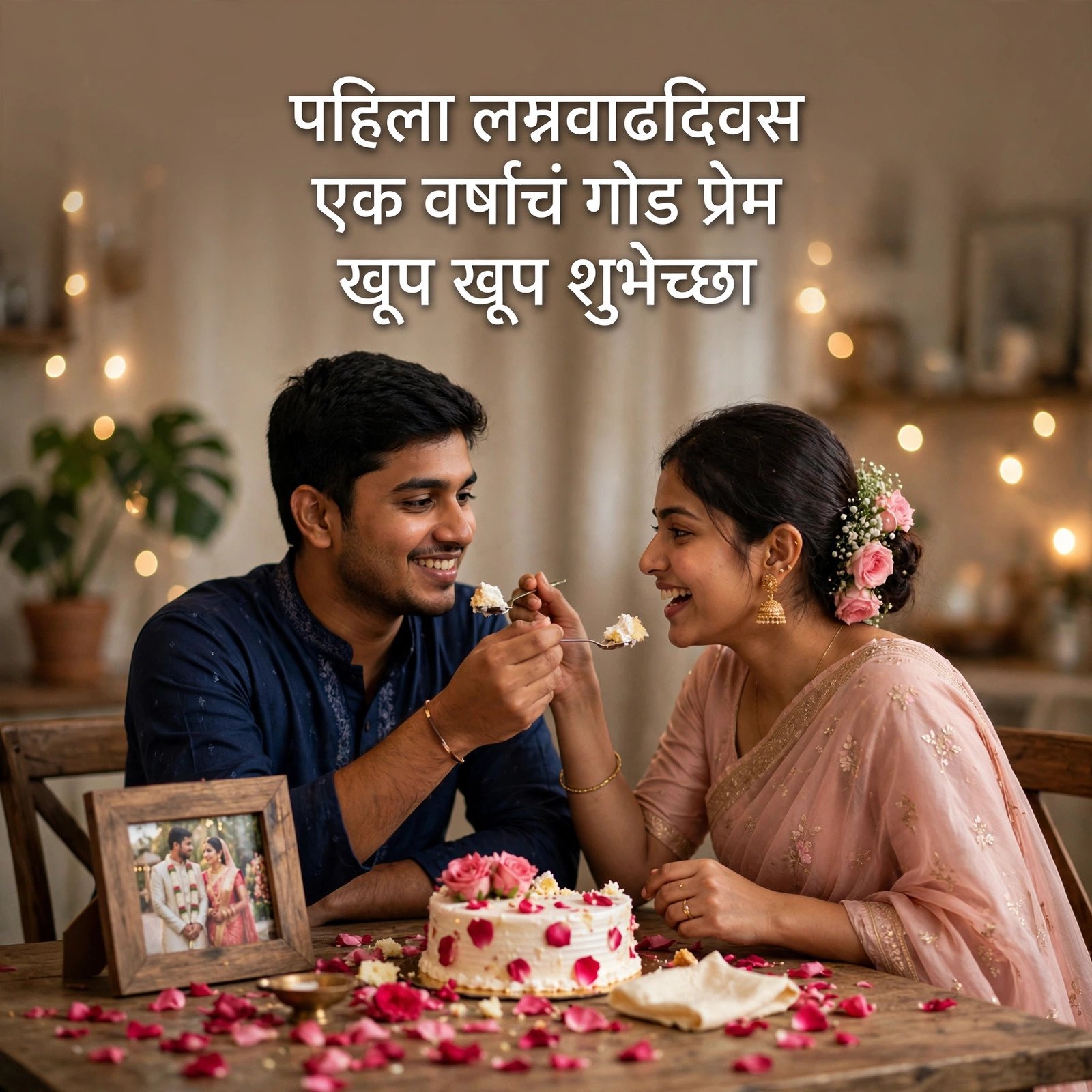 लग्नवाढदिवसाच्या शुभेच्छा: 50 मराठी Anniversary शायऱ्या