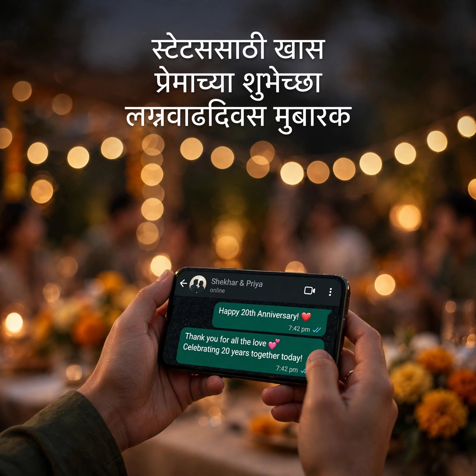 लग्नवाढदिवसाच्या शुभेच्छा: 50 मराठी Anniversary शायऱ्या