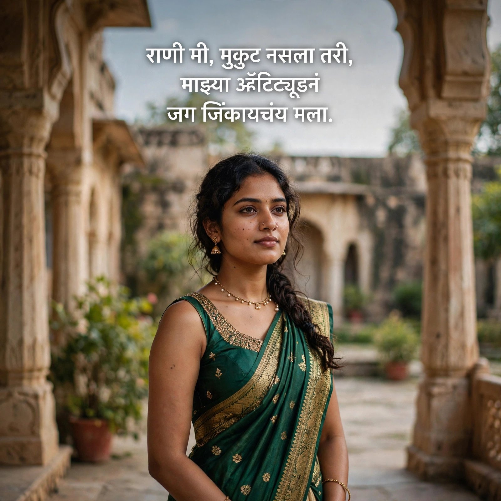 रॉयल अ‍ॅटिट्यूड शायरी मुलींसाठी