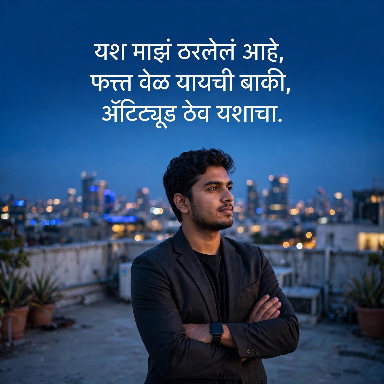 Success Attitude Shayari in Marathi