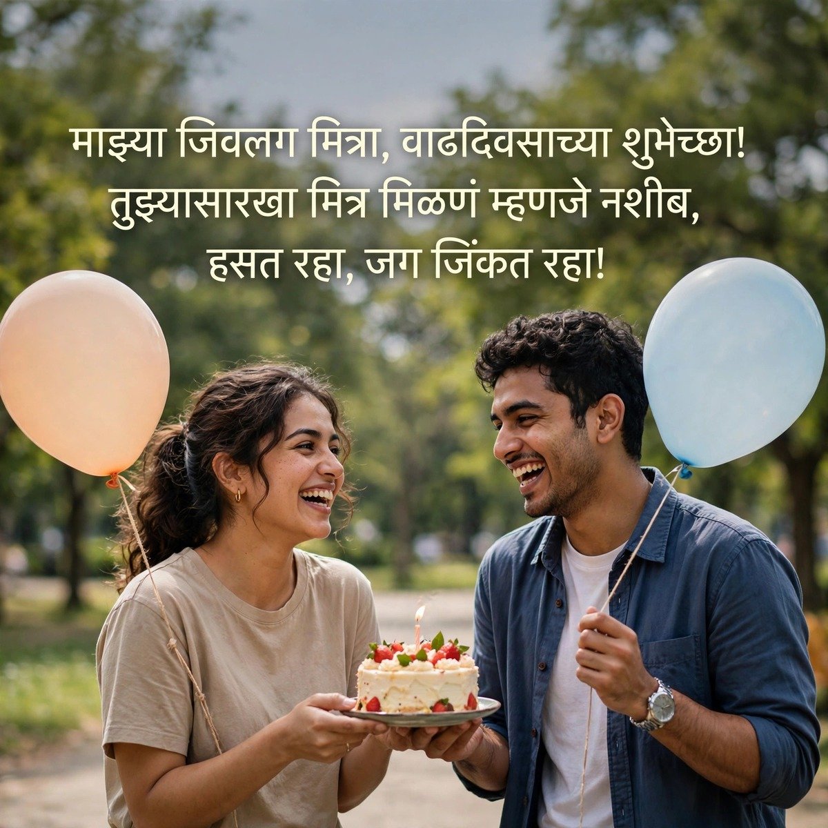Happy Birthday Shayari Marathi for Best Friend