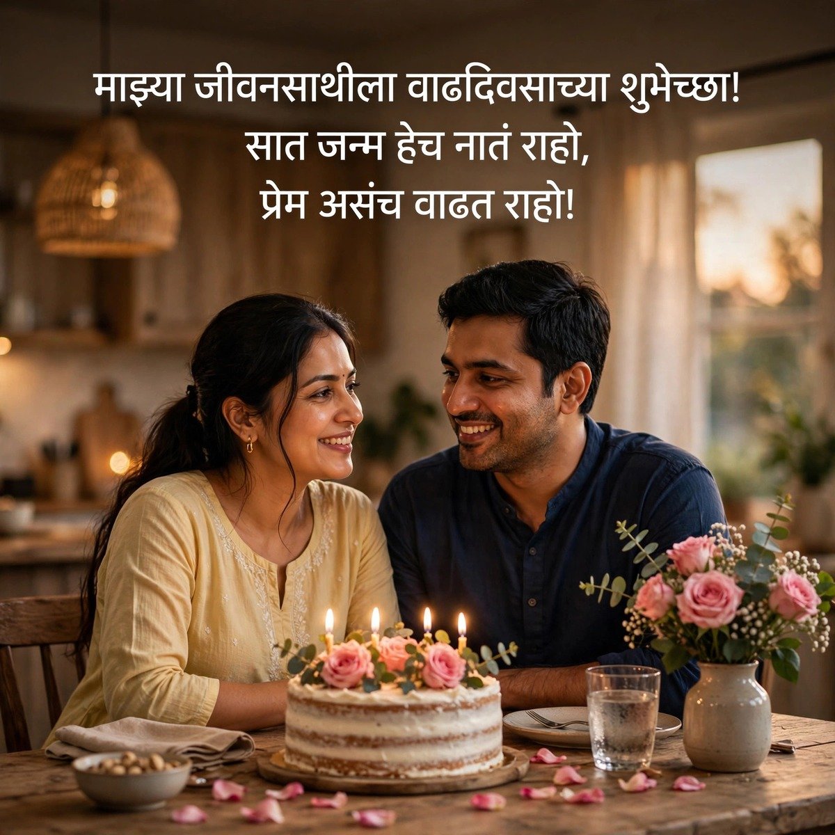 Birthday Shayari for Husband and Wife