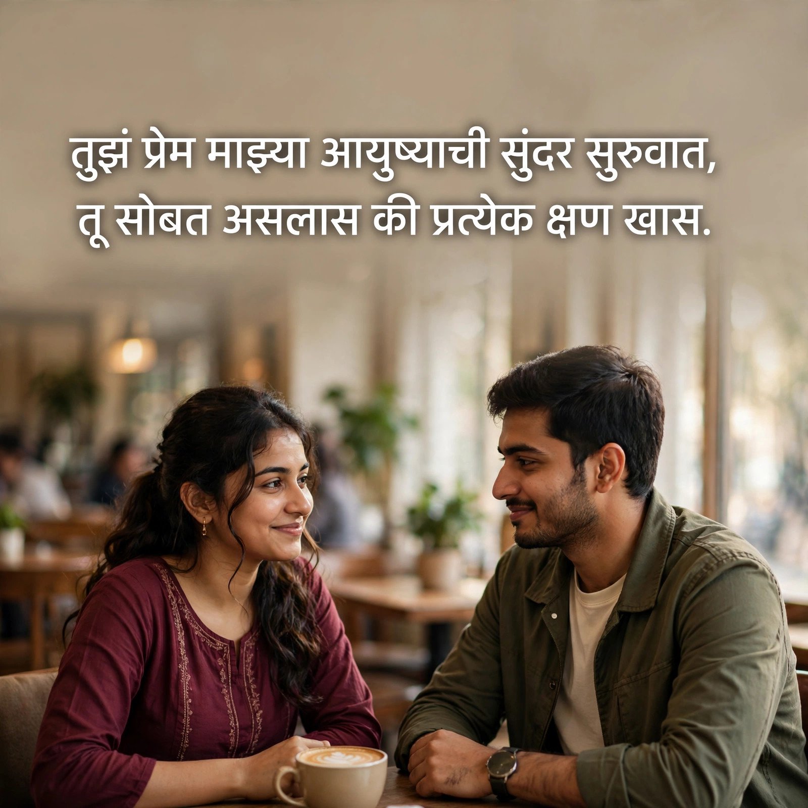 प्रियकरासाठी हृदयस्पर्शी 50 मराठी प्रेम शायरी