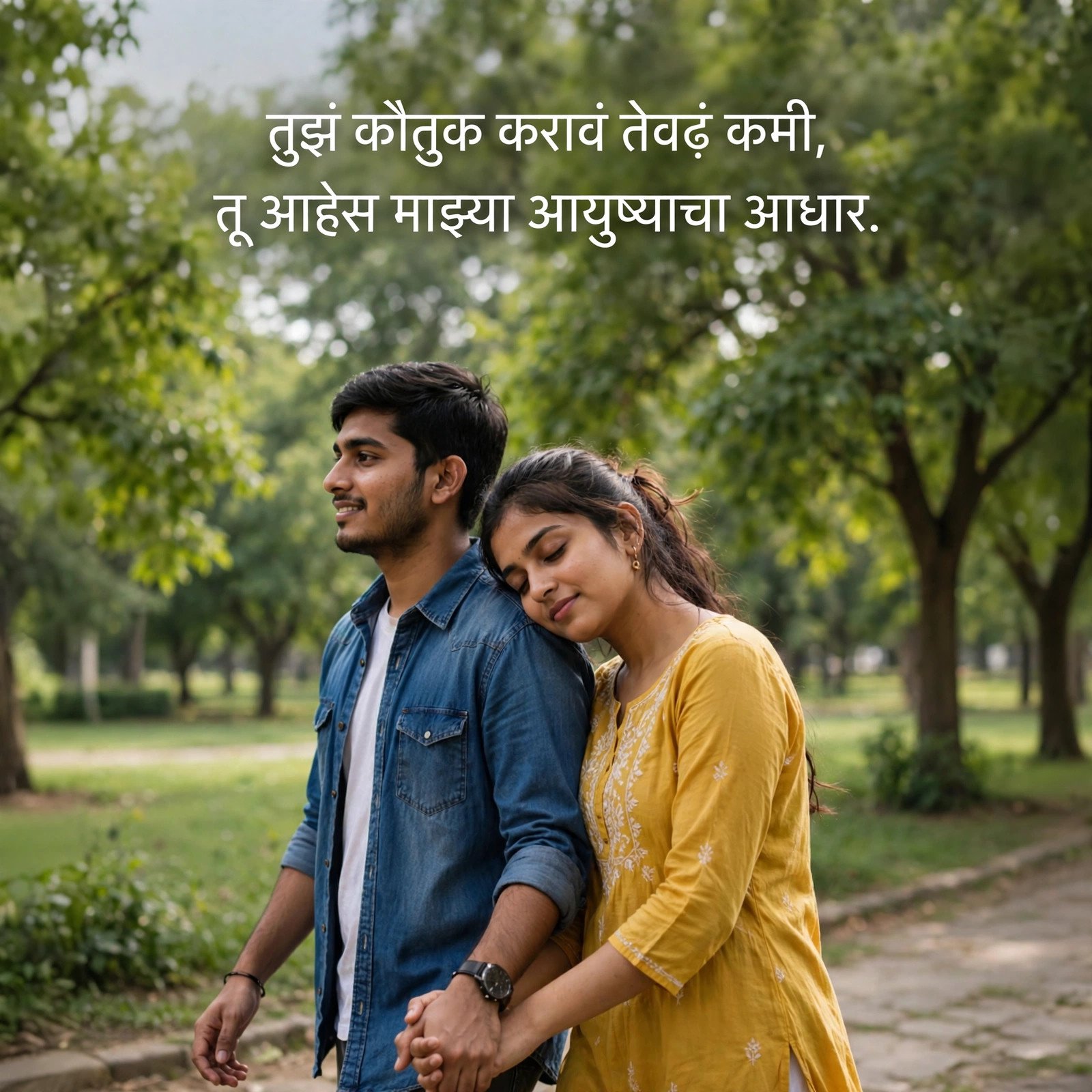 प्रियकरासाठी हृदयस्पर्शी 50 मराठी प्रेम शायरी