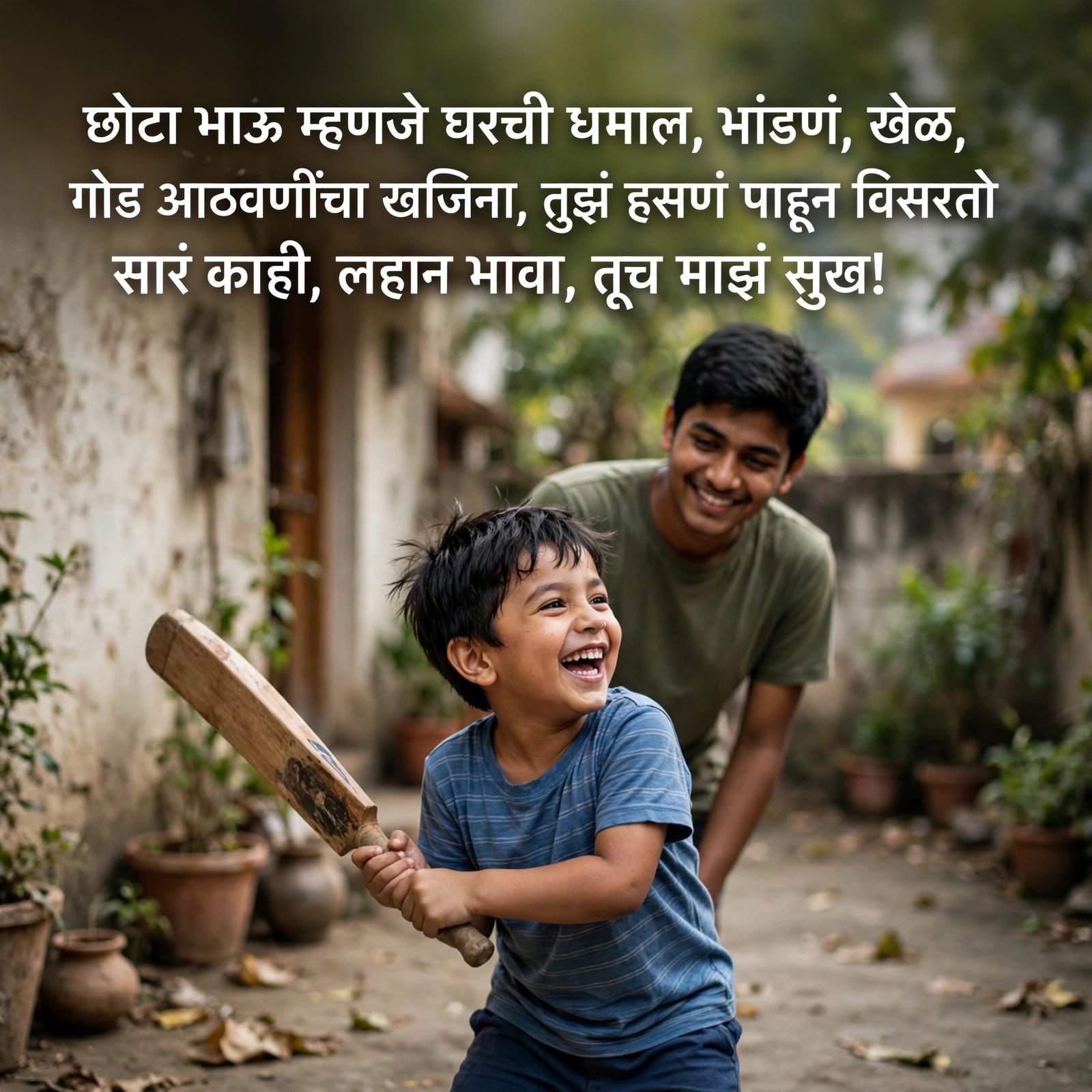 Little Brother Shayari in Marathi