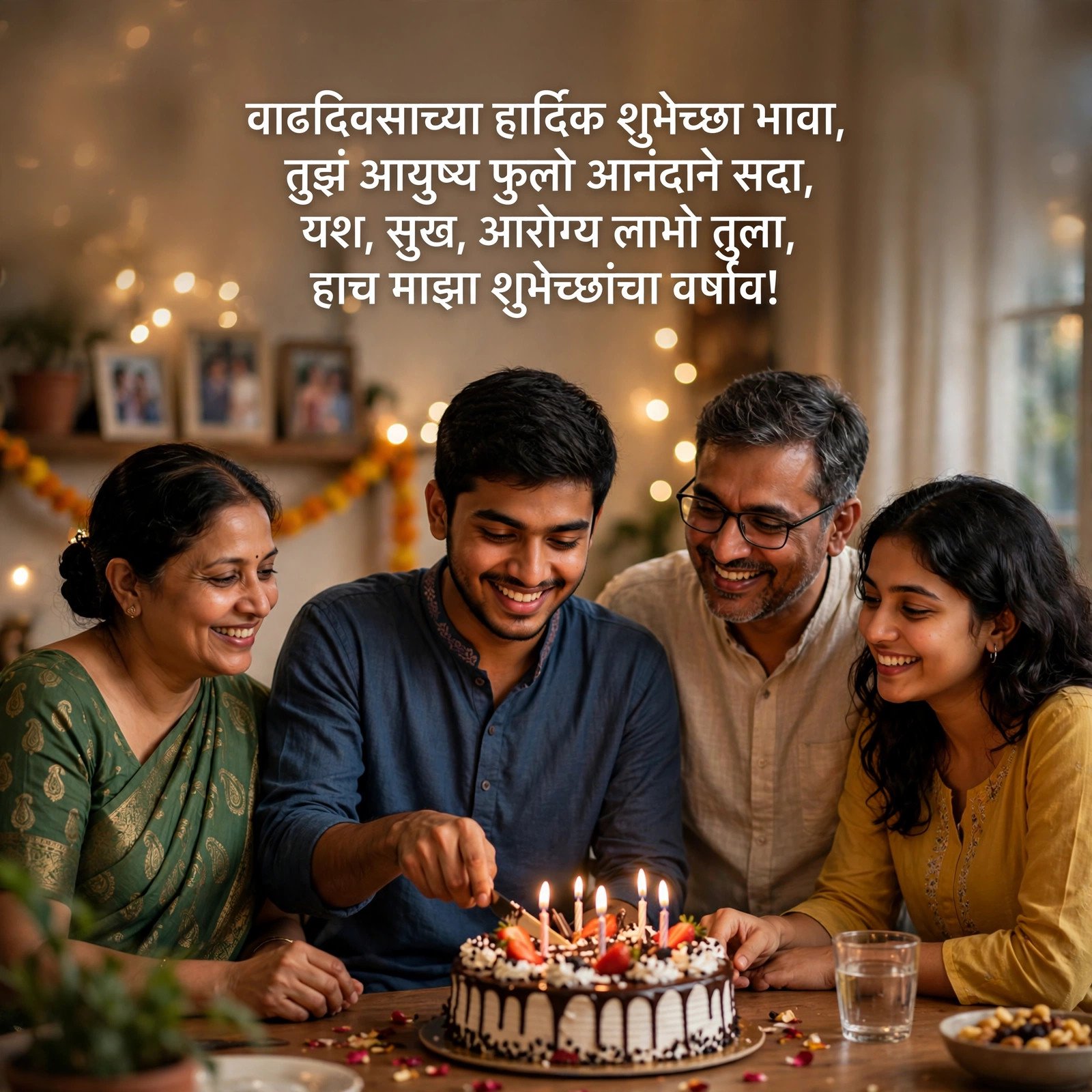 भावाच्या वाढदिवसासाठी शुभेच्छा