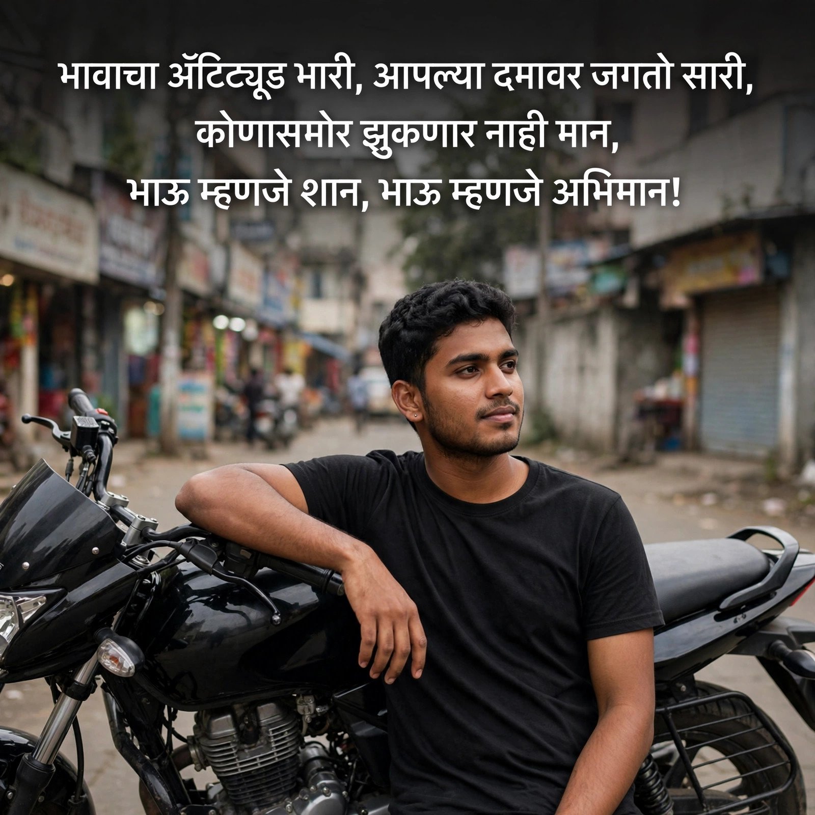 Brother Attitude Shayari in Marathi