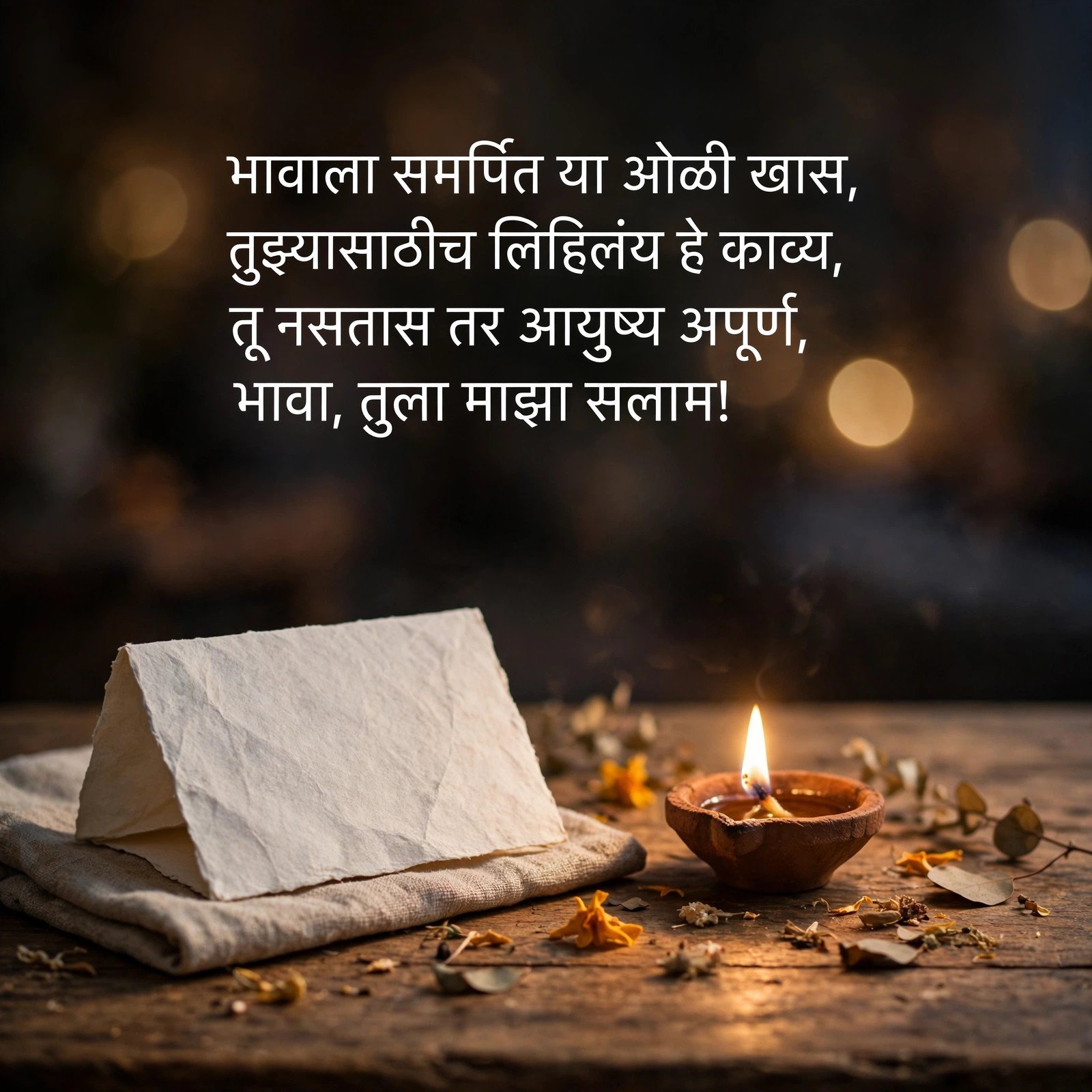 भावाला समर्पित काही खास ओळी
