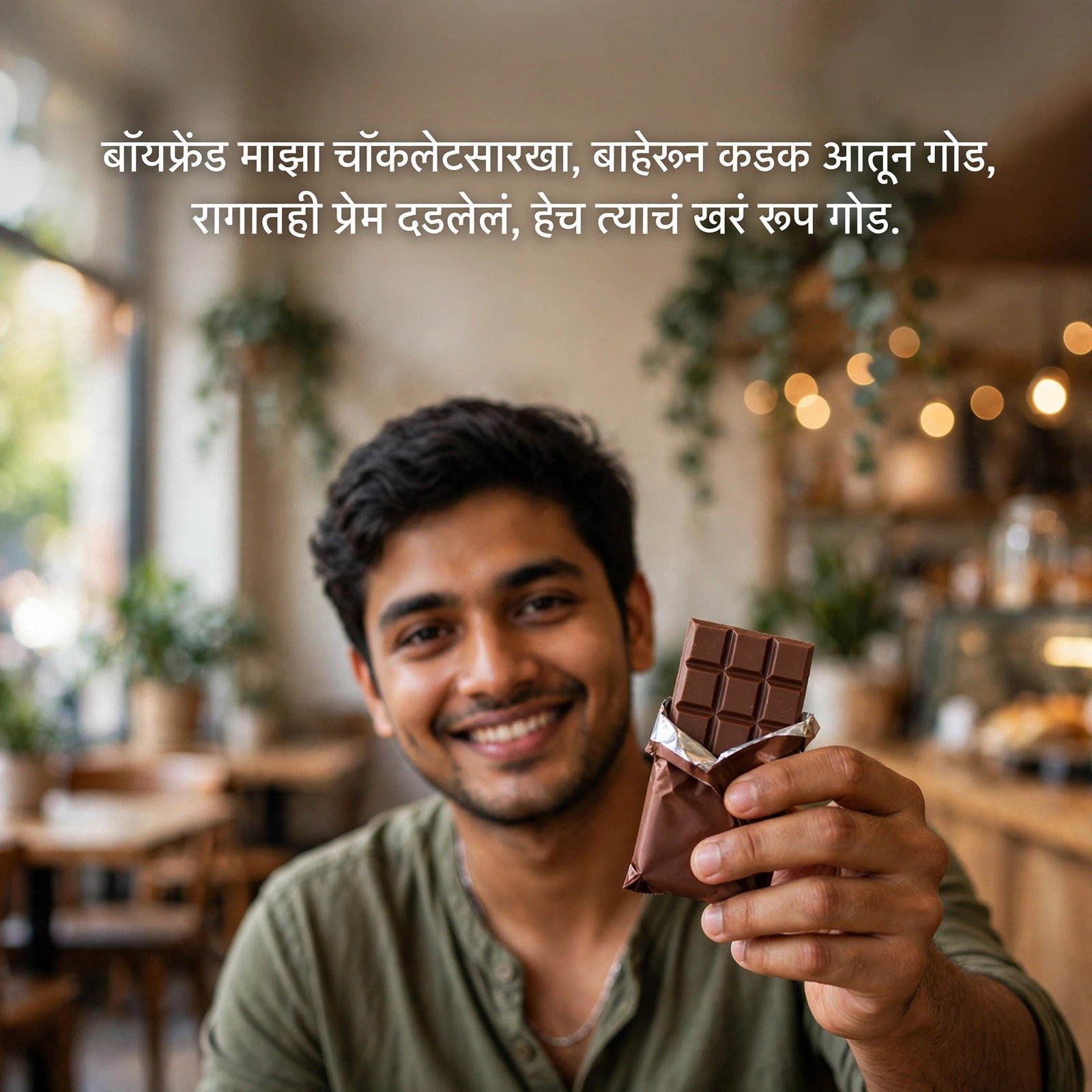 चॉकलेट प्रेम शायरी: Chocolate Day Wishes in Marathi