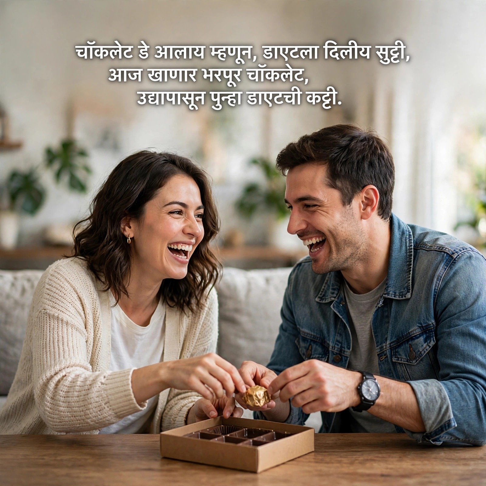 चॉकलेट प्रेम शायरी: Chocolate Day Wishes in Marathi
