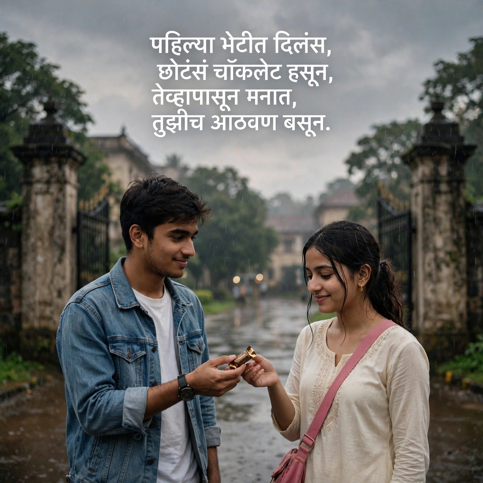 चॉकलेट प्रेम शायरी: Chocolate Day Wishes in Marathi