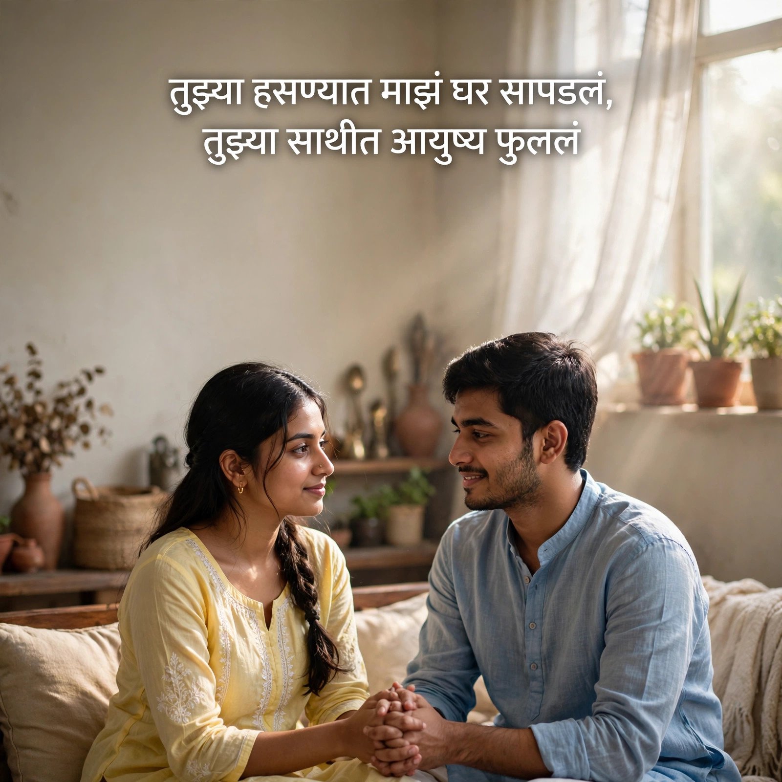 जोडीदारासाठी खास मराठी कपल शायरी