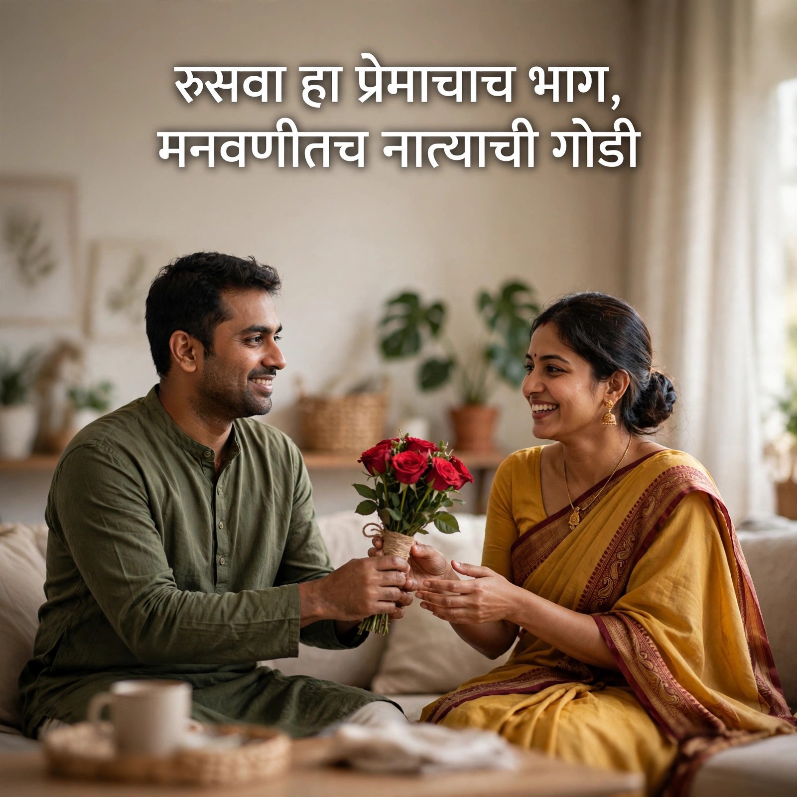जोडीदारासाठी खास मराठी कपल शायरी