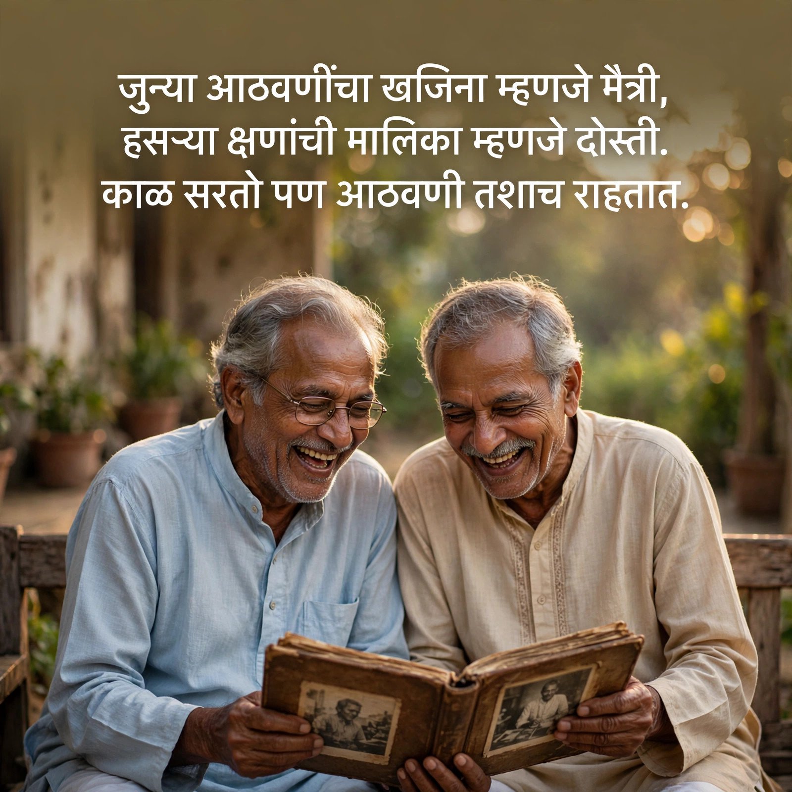 मैत्रीच्या आठवणींवर शायरी