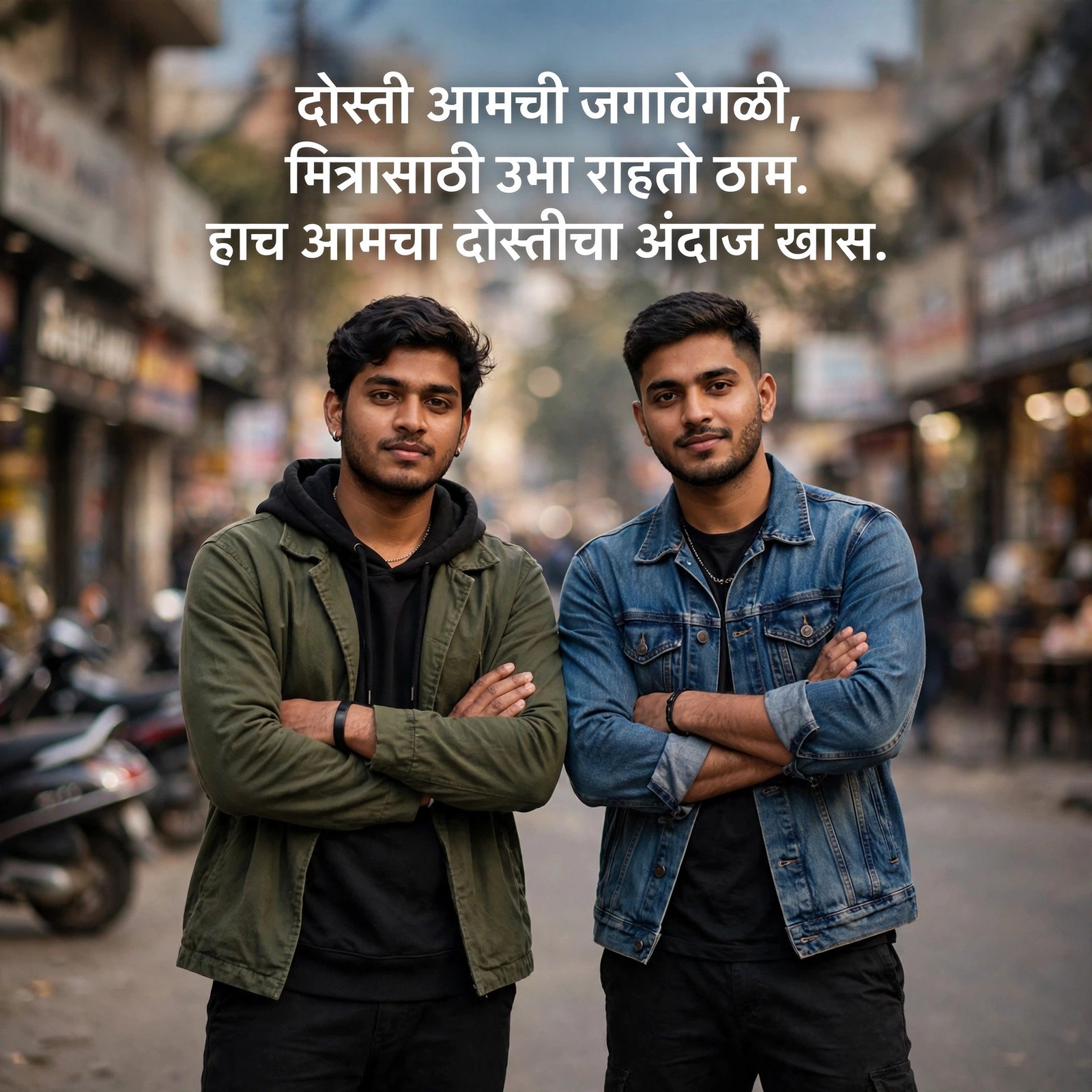 अटीट्यूड दोस्ती शायरी मराठी