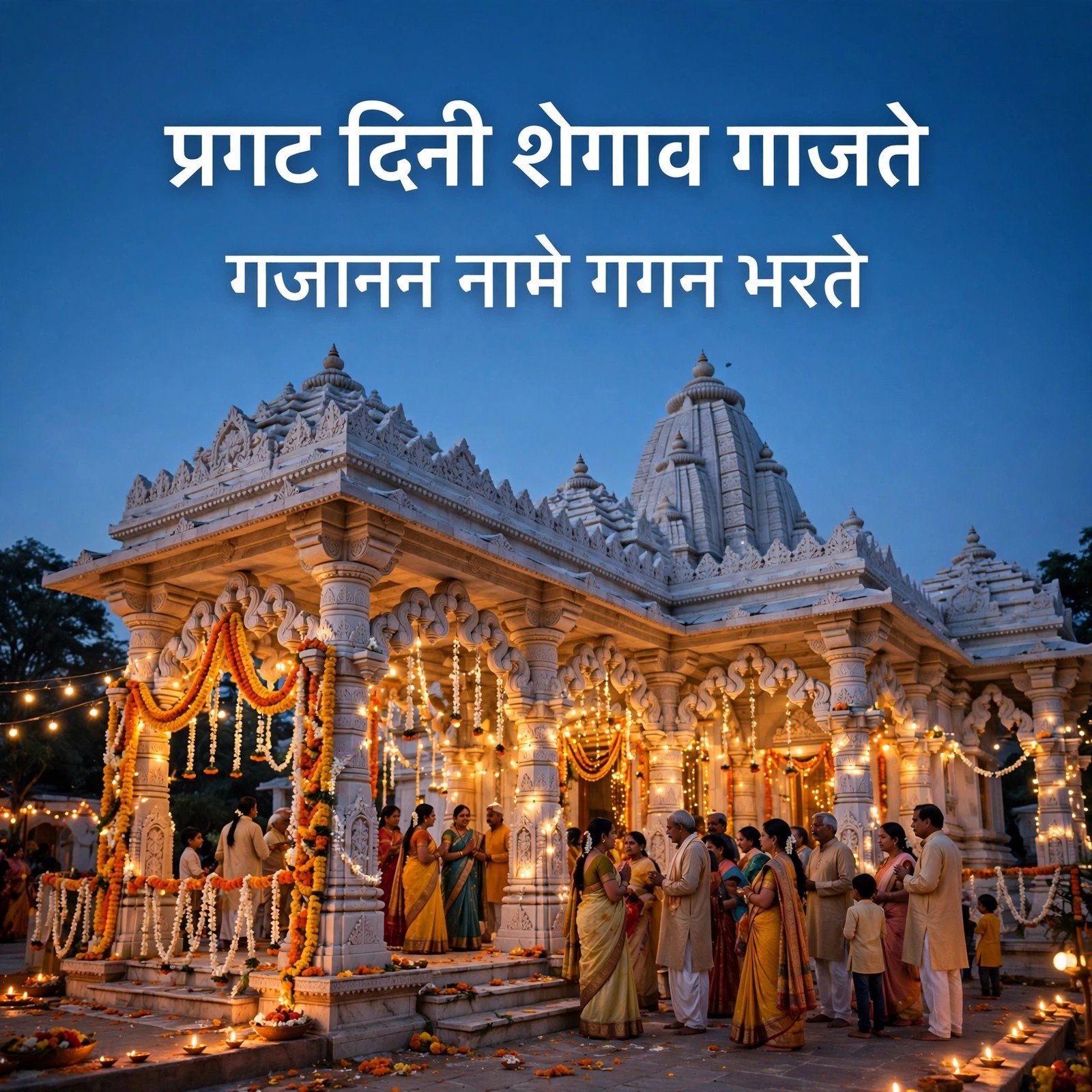 गजानन महाराज शायरी: शेगावच्या माऊलीची भक्ती
