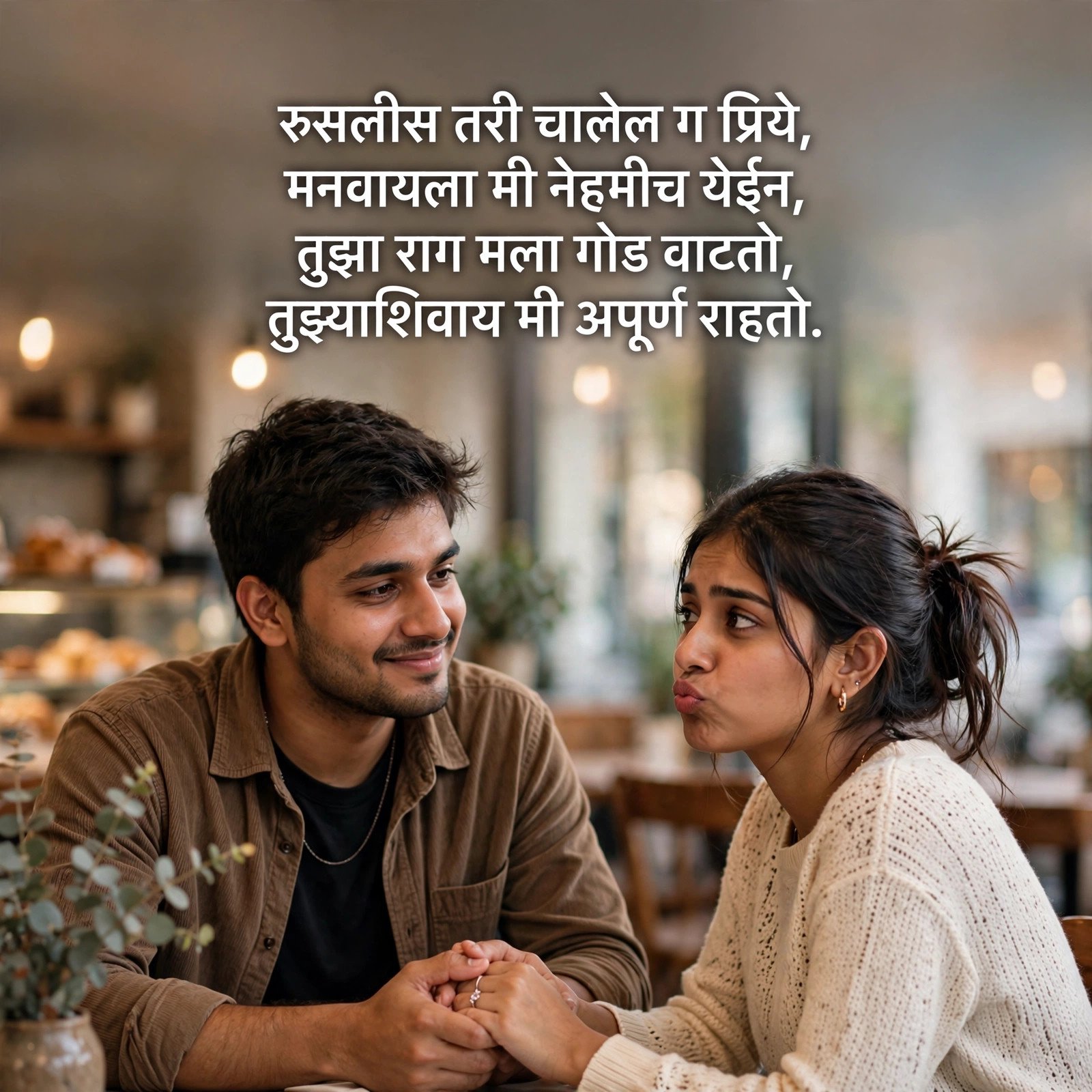 प्रेयसीसाठी 50+ हृदयस्पर्शी मराठी प्रेम शायरी