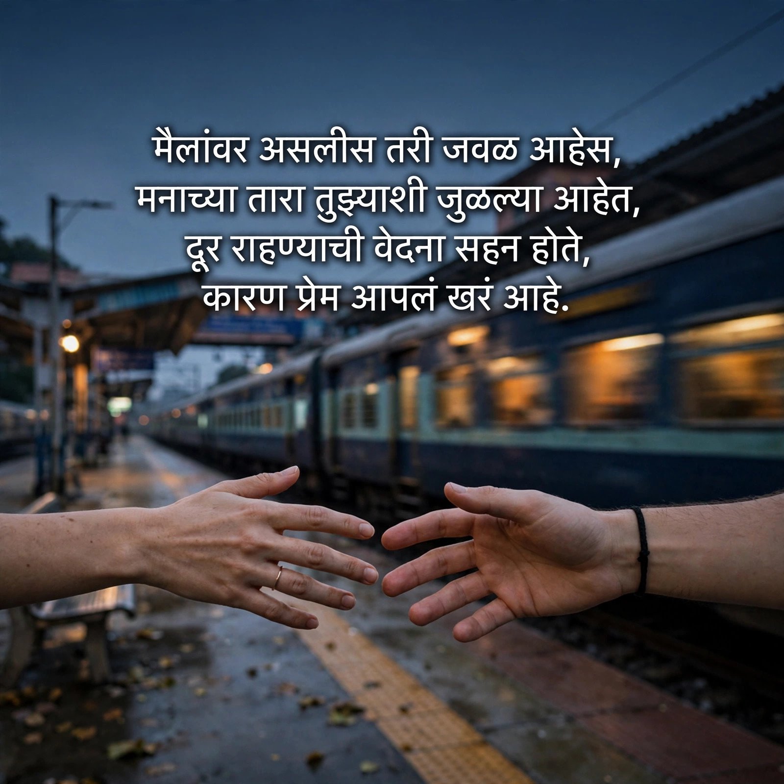 प्रेयसीसाठी 50+ हृदयस्पर्शी मराठी प्रेम शायरी