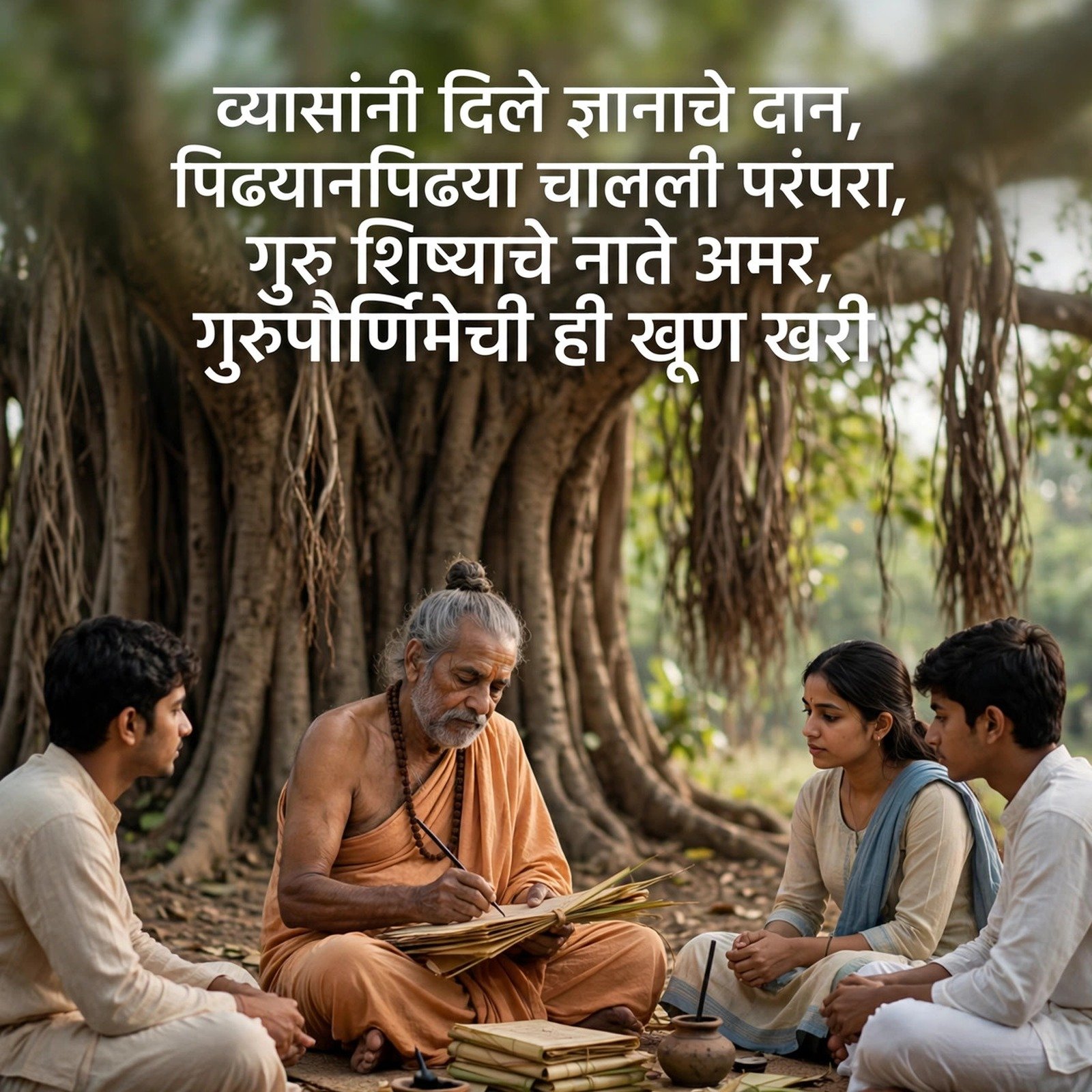गुरुपौर्णिमा शायरी: गुरुवंदनेचा उत्सव