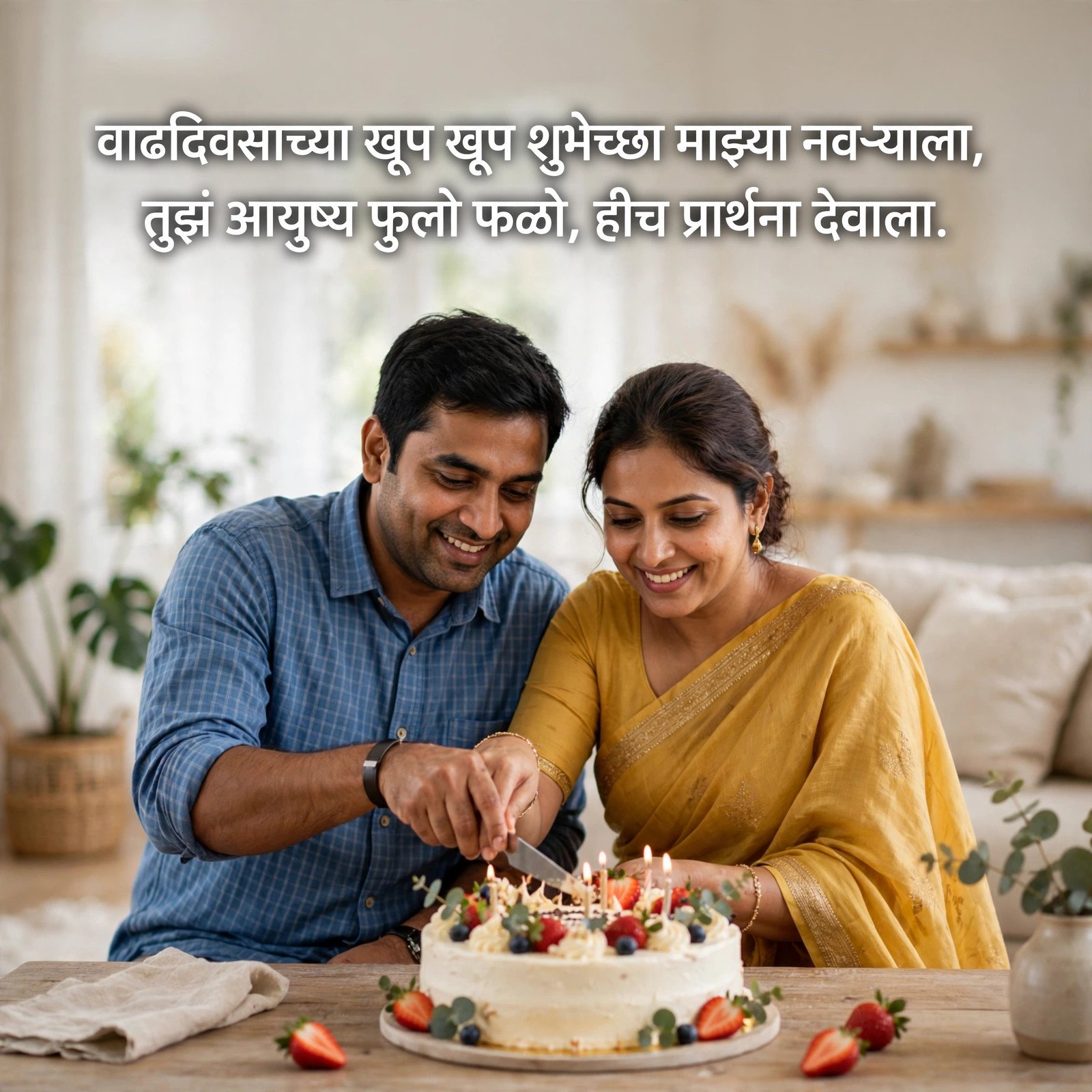 Heart Touching Husband Shayari in Marathi: नवऱ्यासाठी
