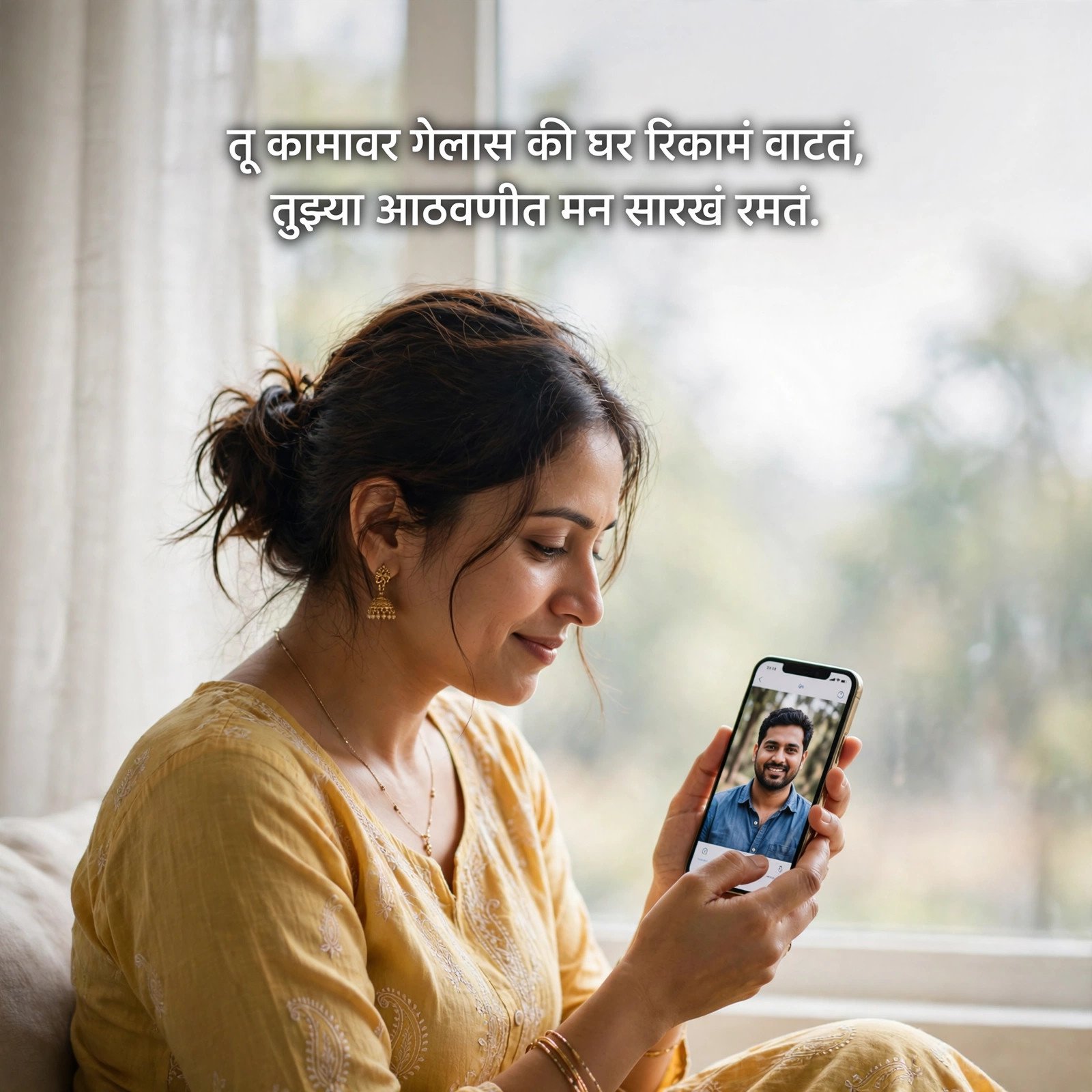 Heart Touching Husband Shayari in Marathi: नवऱ्यासाठी