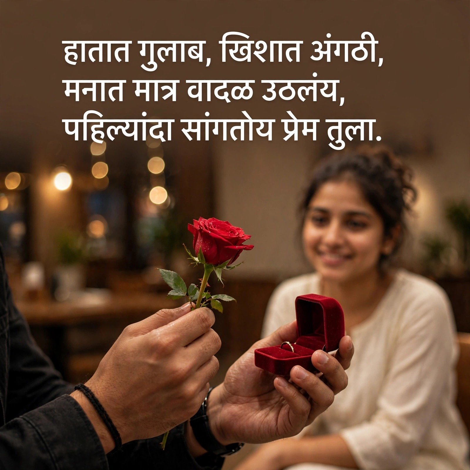 प्रपोज डे शायरी: Propose Day Shayari in Marathi