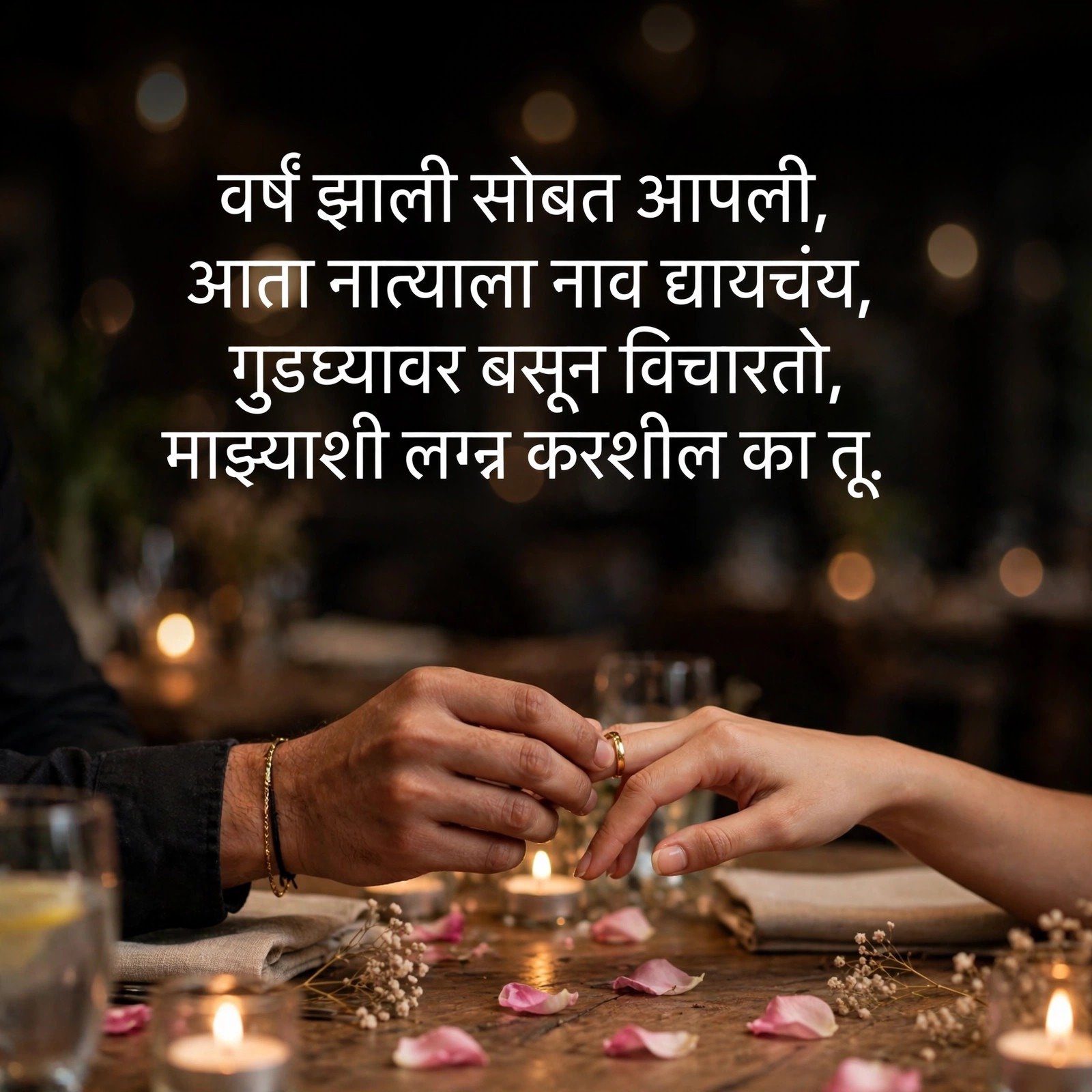प्रपोज डे शायरी: Propose Day Shayari in Marathi