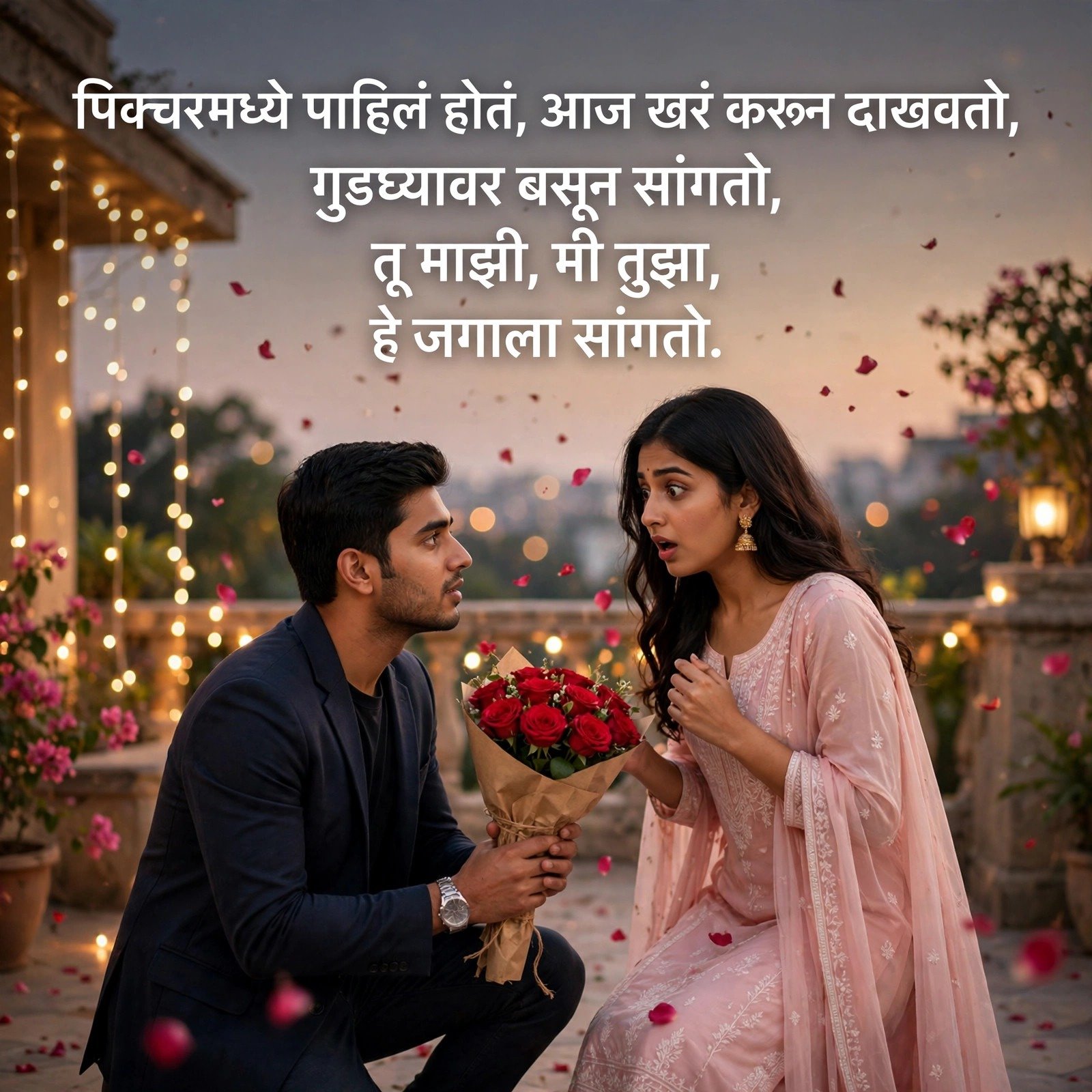 प्रपोज डे शायरी: Propose Day Shayari in Marathi