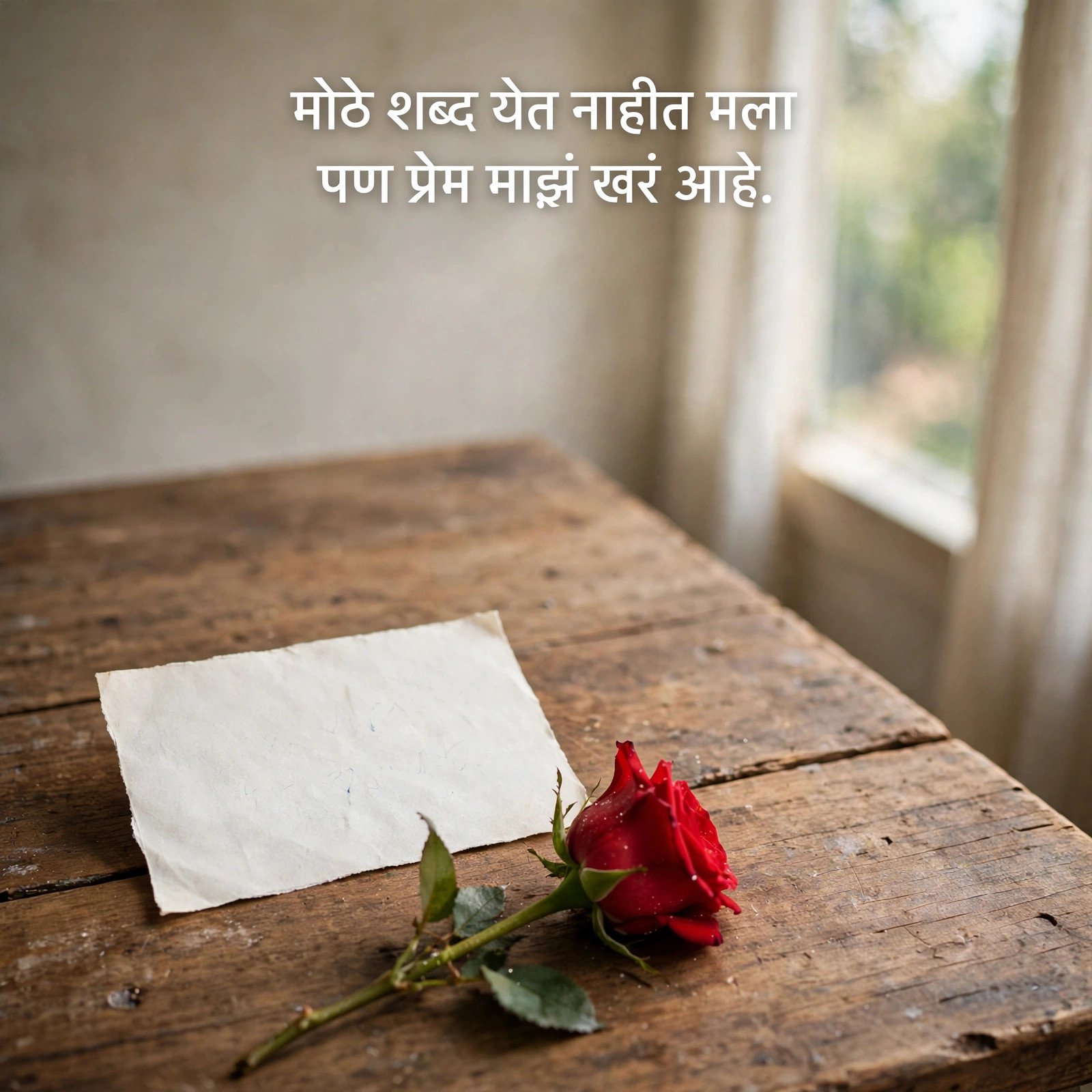 प्रपोजसाठी 50+ हृदयस्पर्शी मराठी प्रेम शायरी