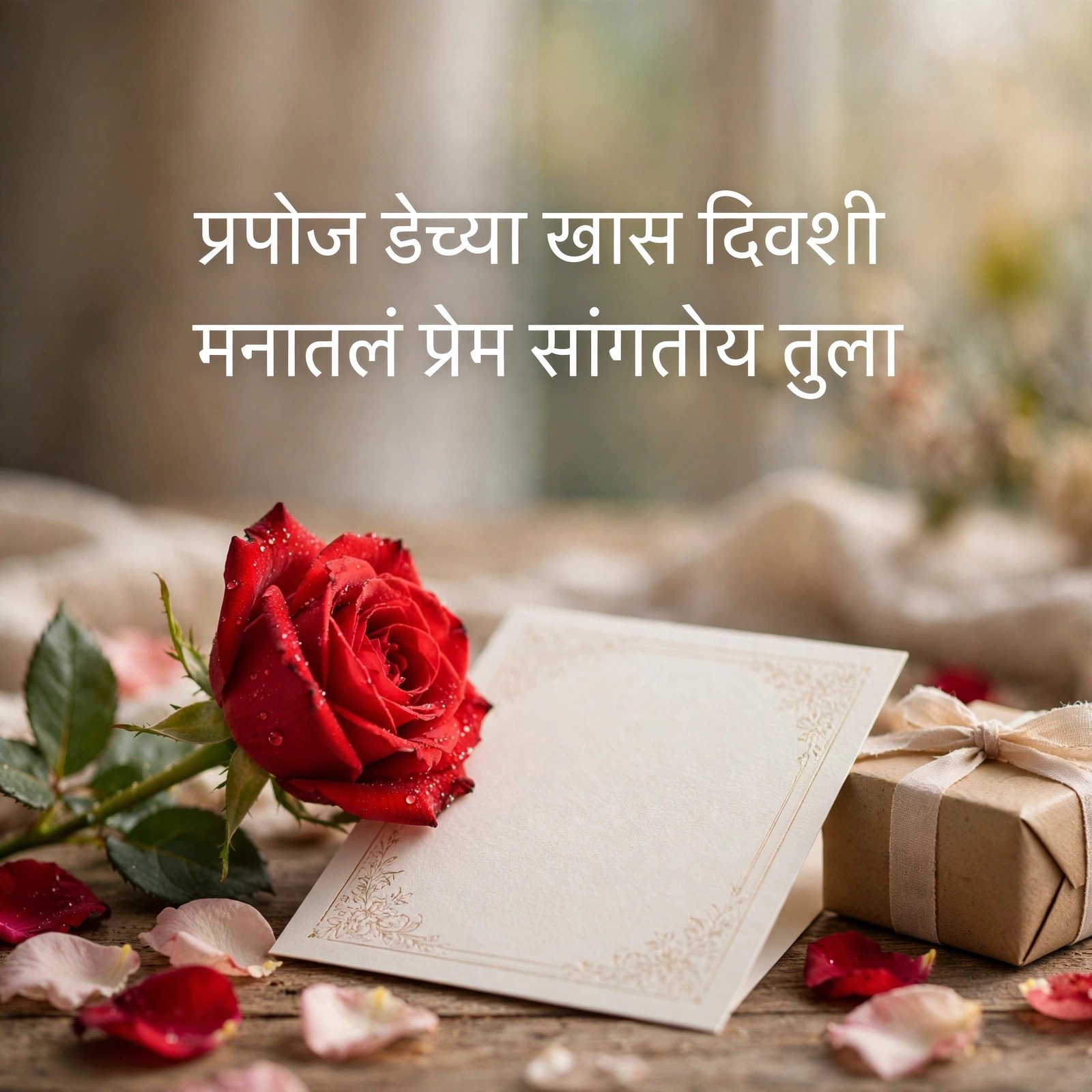 प्रपोजसाठी 50+ हृदयस्पर्शी मराठी प्रेम शायरी