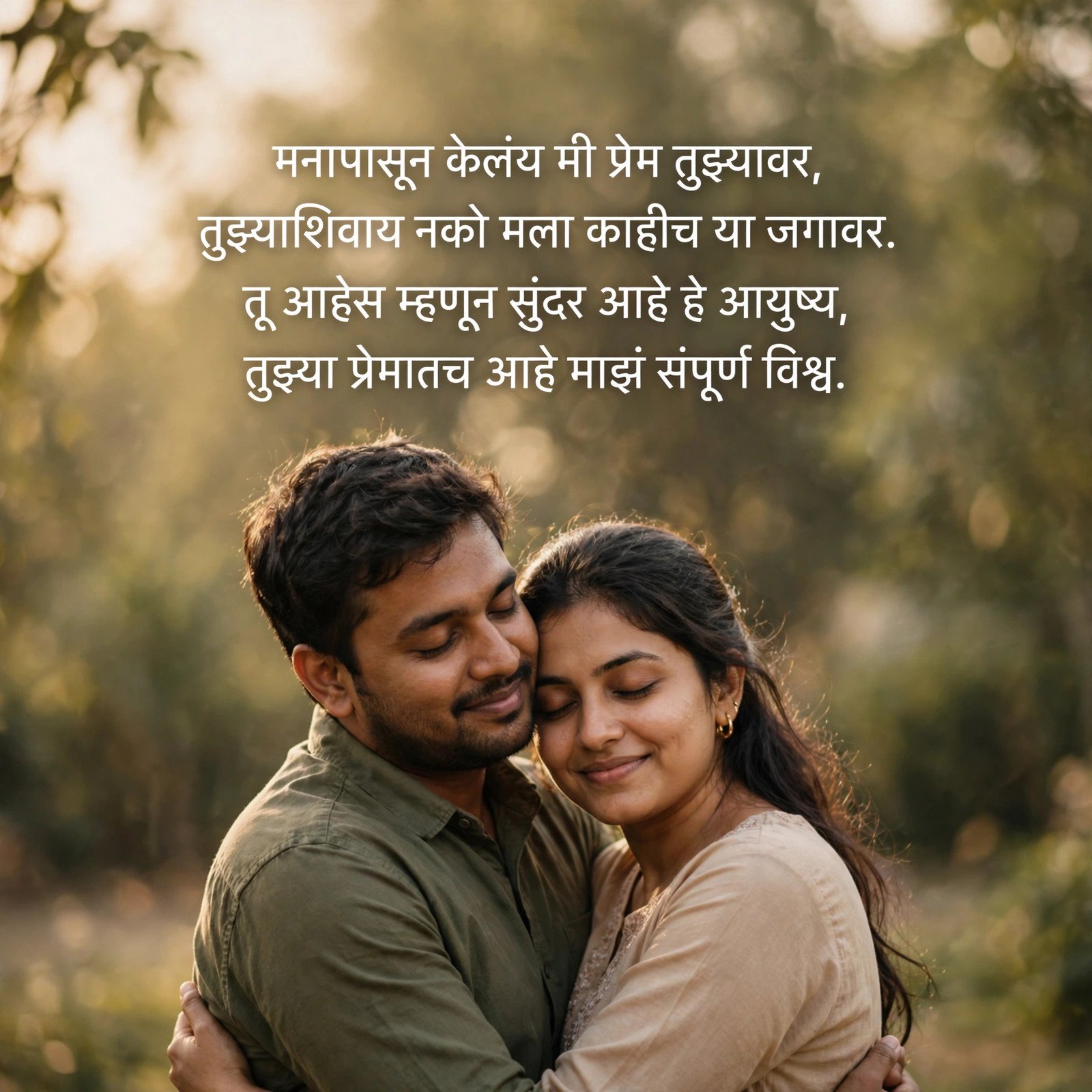 मनापासून प्रेम करणाऱ्यांसाठी शायरी