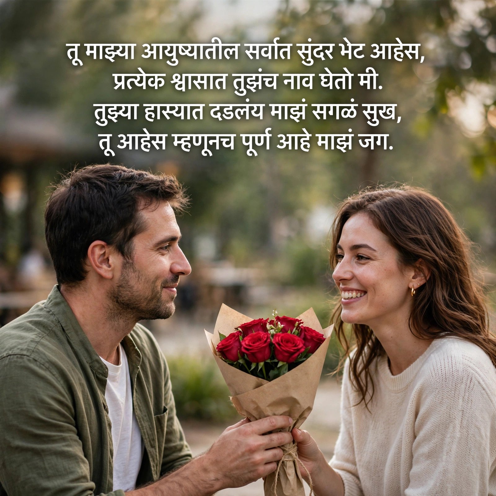 Marathi Romantic Shayari for Her