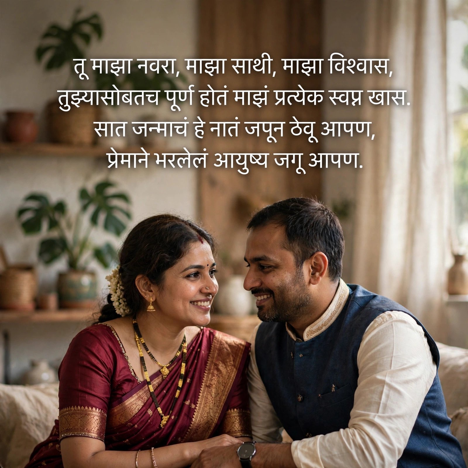 Romantic Shayari for Husband in Marathi