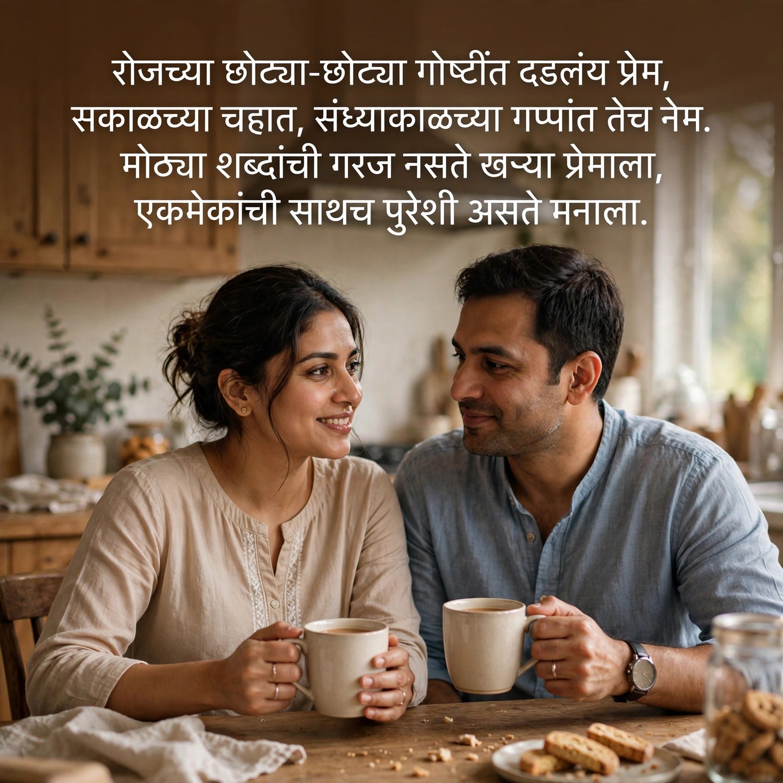 रोजच्या नात्यातील प्रेमळ शायरी