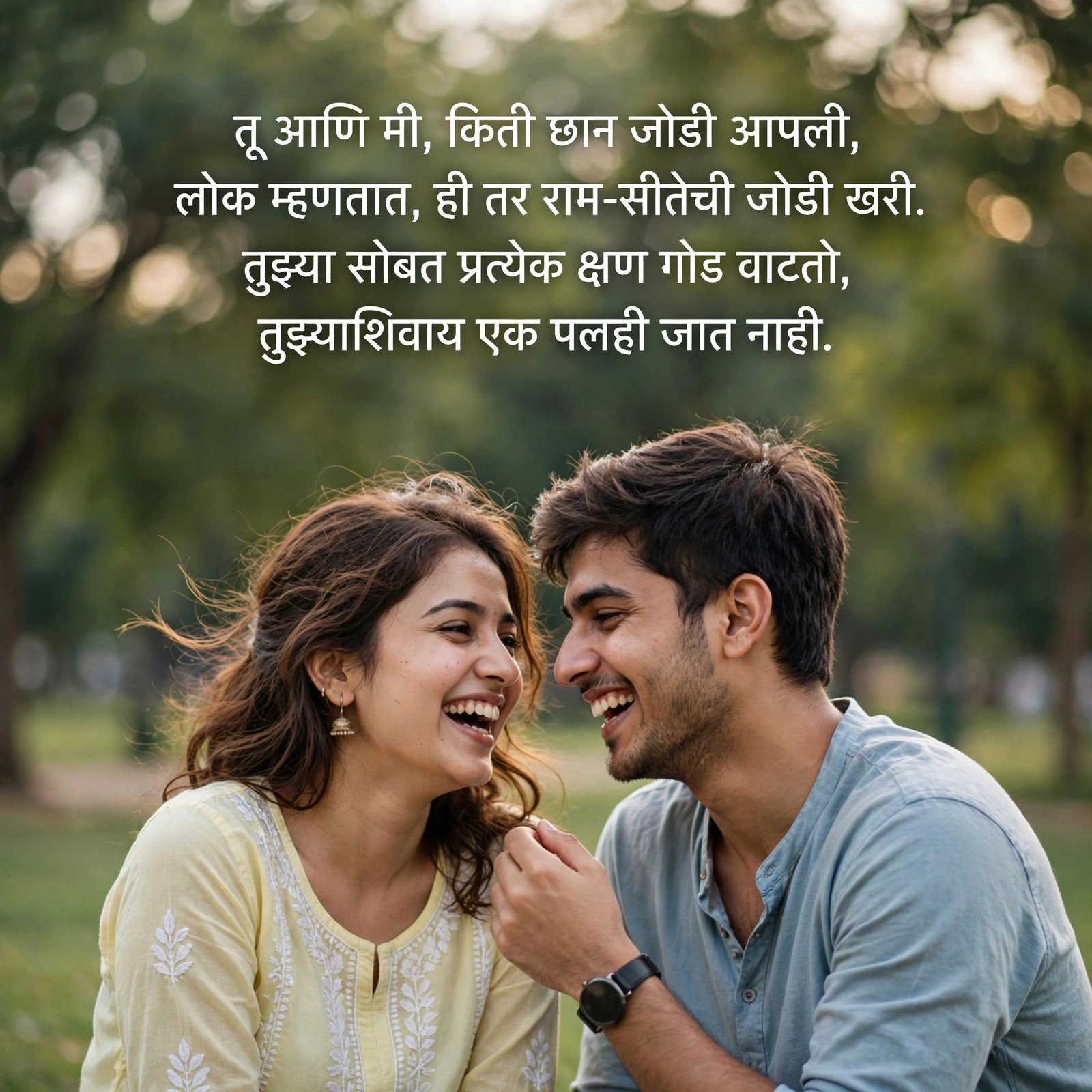 Cute Couple Romantic Shayari Marathi