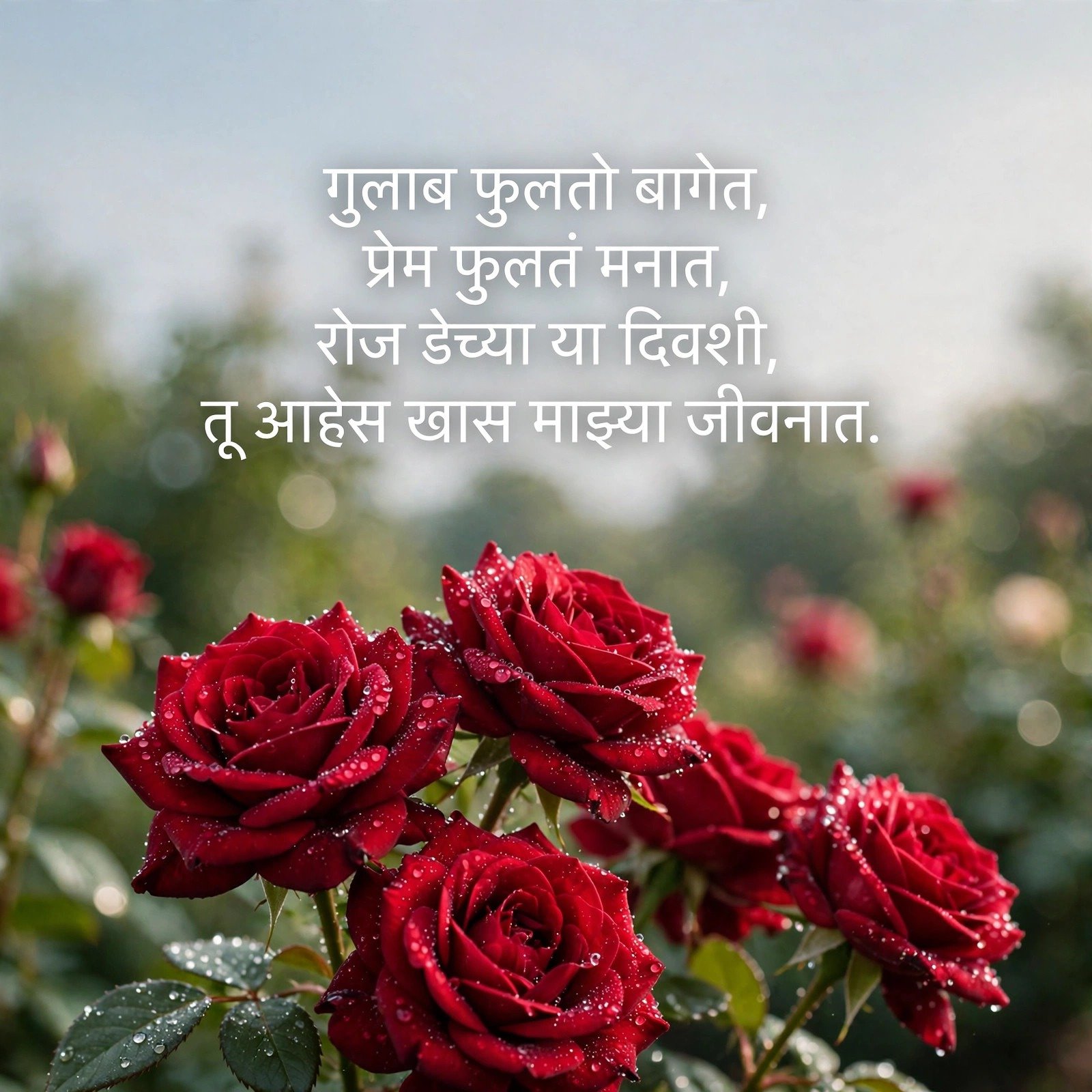 गुलाब प्रेम शायरी: Rose Day Shayari in Marathi