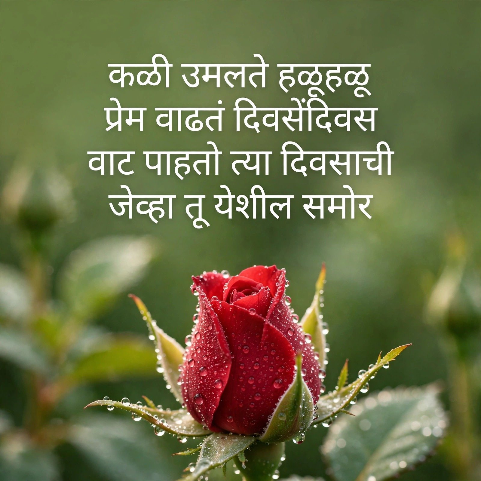 गुलाब प्रेम शायरी: Rose Day Shayari in Marathi