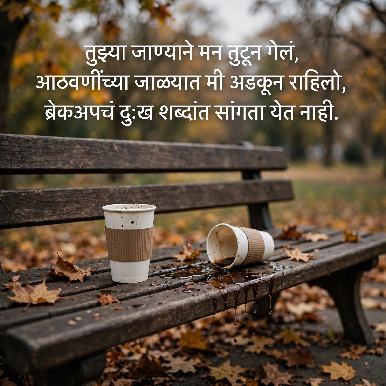Breakup Sad Shayari in Marathi