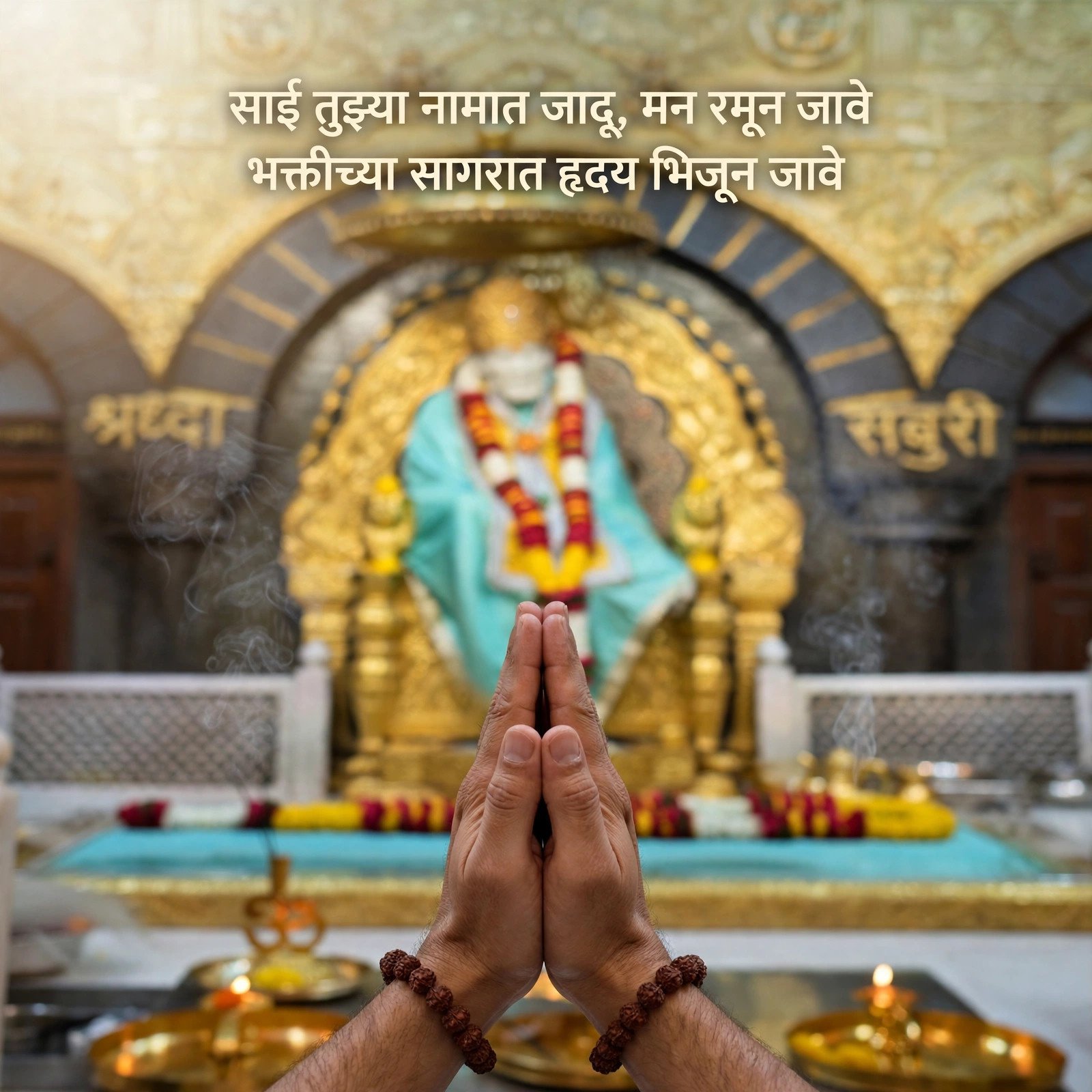 Sai Baba Shayari in Marathi: साई भक्ती शायरी संग्रह