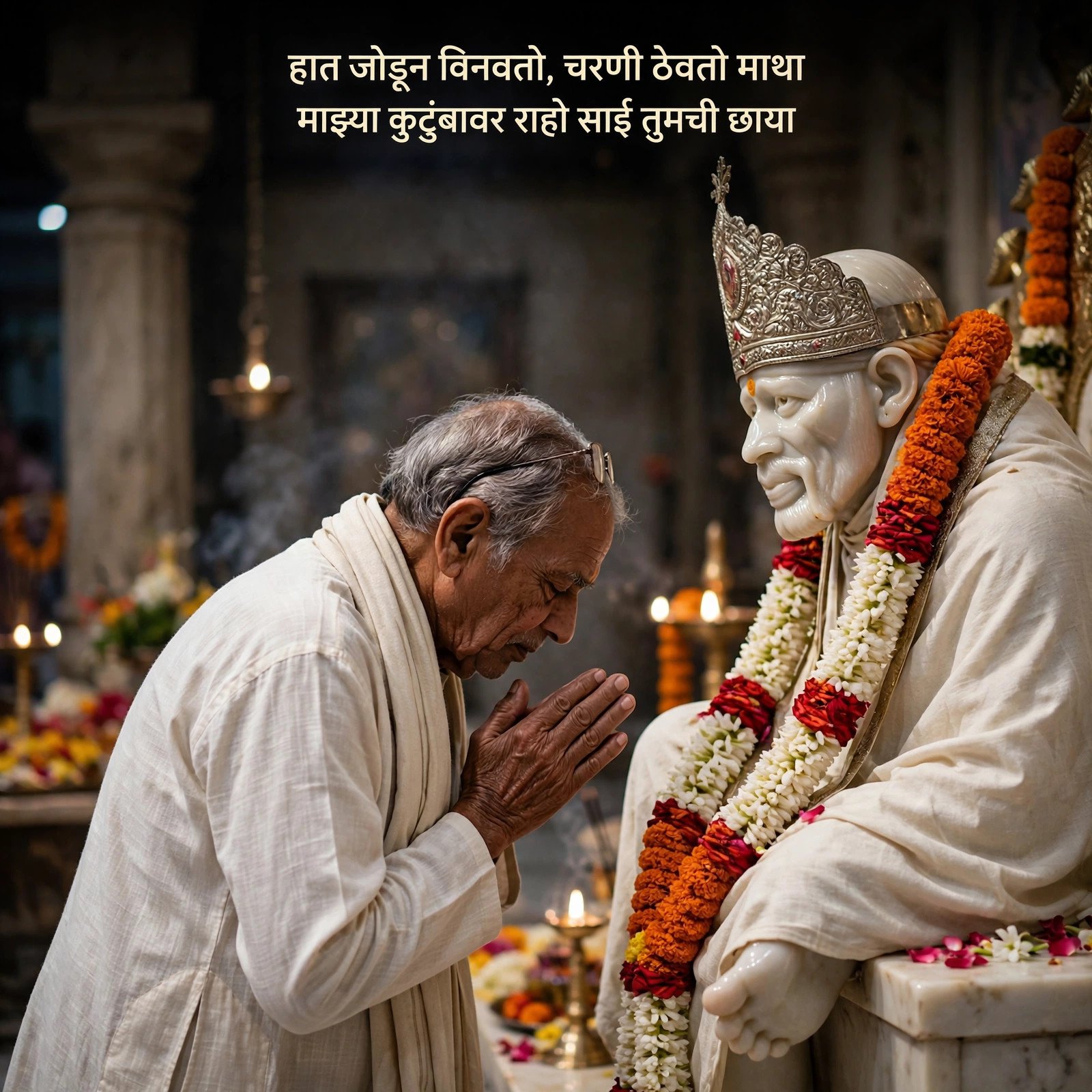 Sai Baba Shayari in Marathi: साई भक्ती शायरी संग्रह
