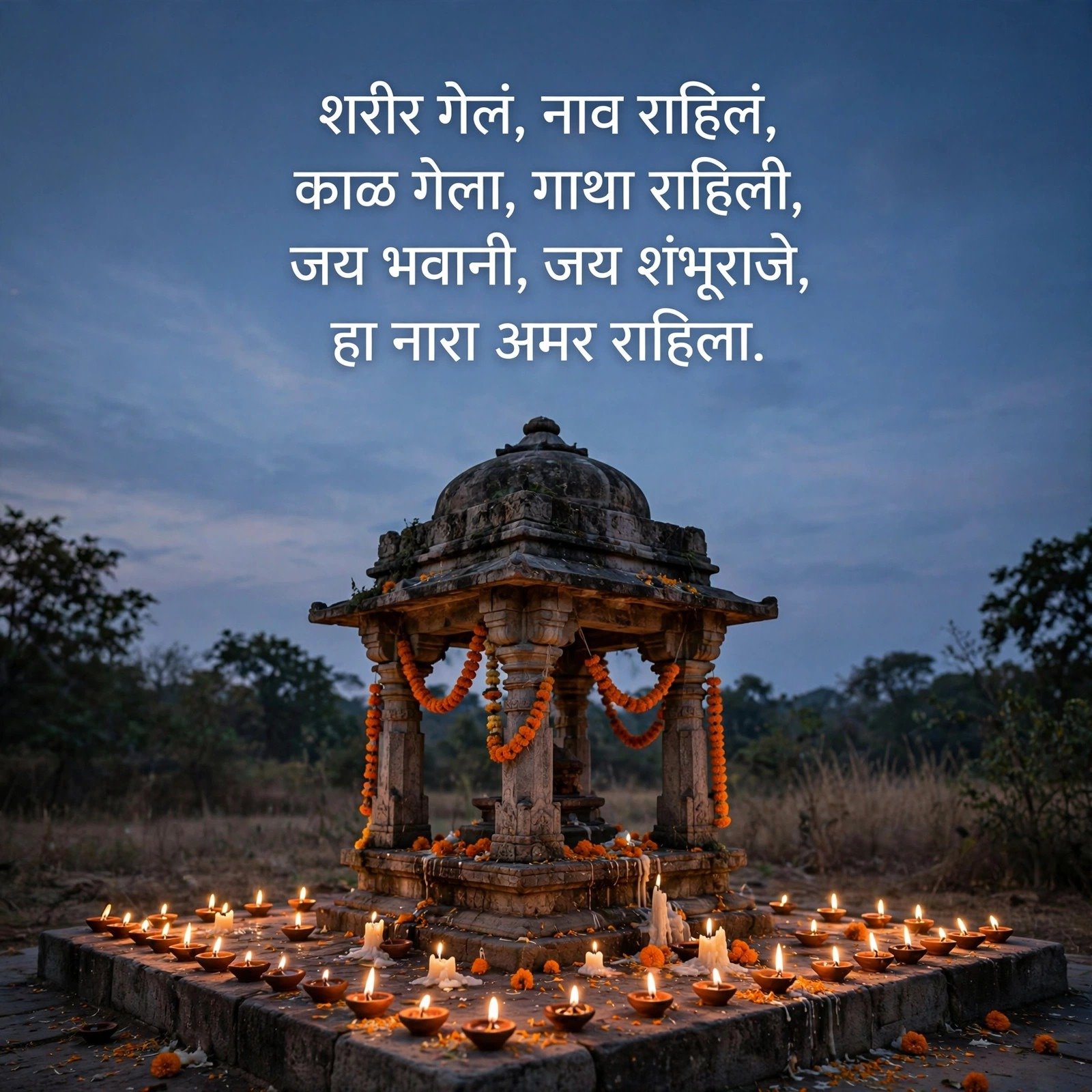 छत्रपती संभाजी महाराज शायरी: धर्मवीराची वीरगाथा