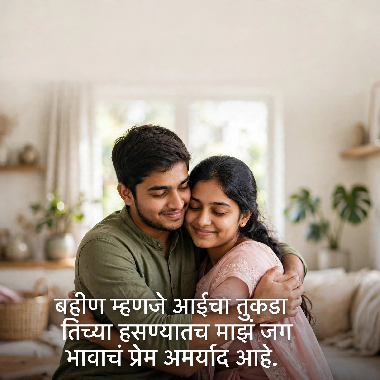 बहिणीसाठी हृदयस्पर्शी शायरी: Sister Shayari in Marathi
