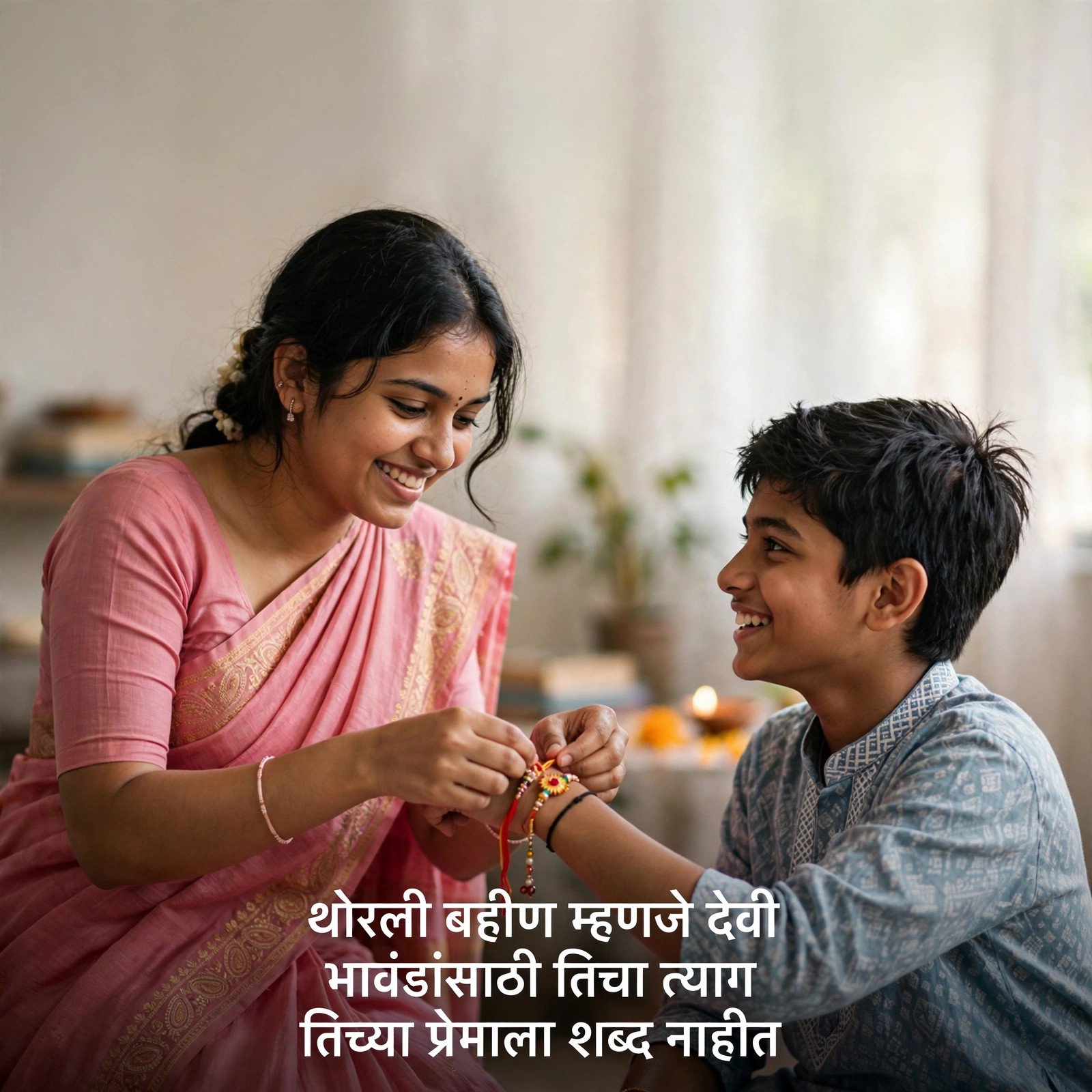 बहिणीसाठी हृदयस्पर्शी शायरी: Sister Shayari in Marathi