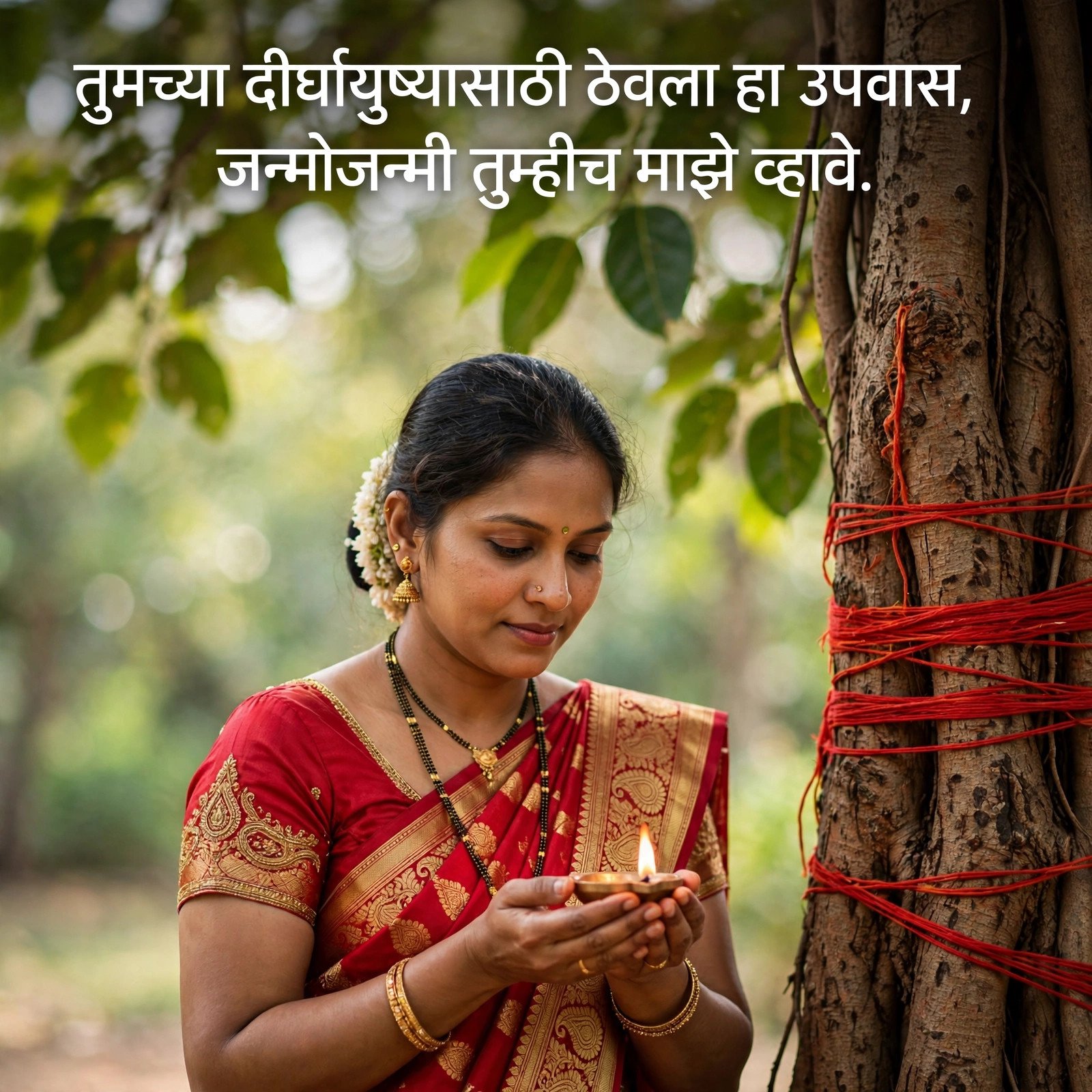 वटपौर्णिमा शायरी मराठी: शुभेच्छा आणि संदेश