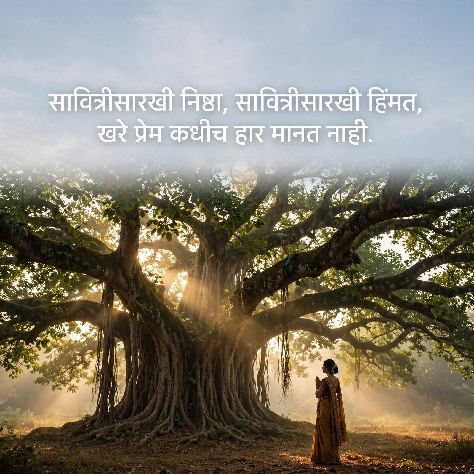 वटपौर्णिमा शायरी मराठी: शुभेच्छा आणि संदेश