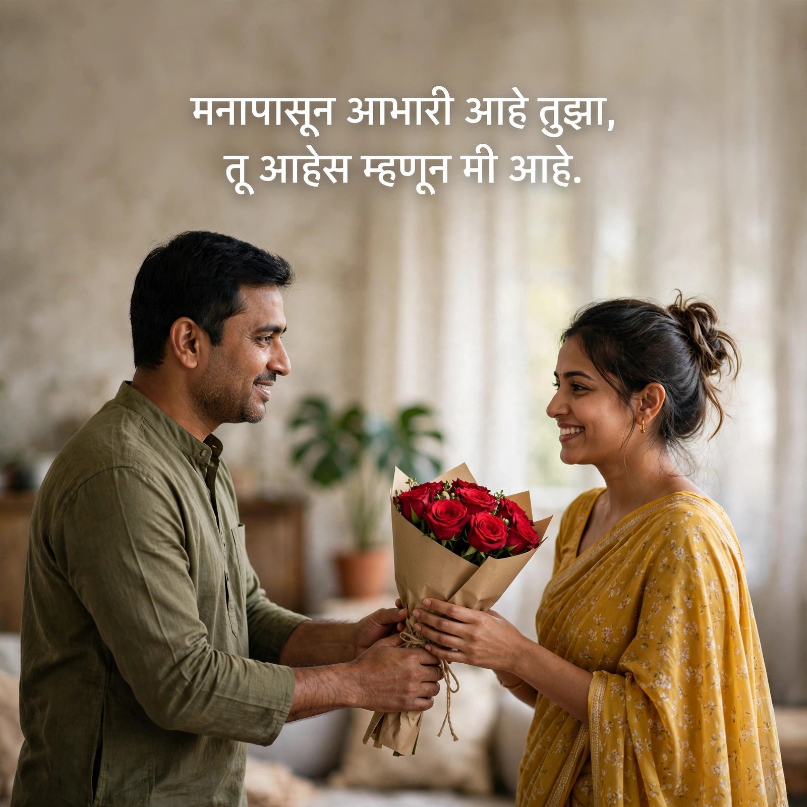 Heart Touching Wife Shayari in Marathi: बायकोसाठी